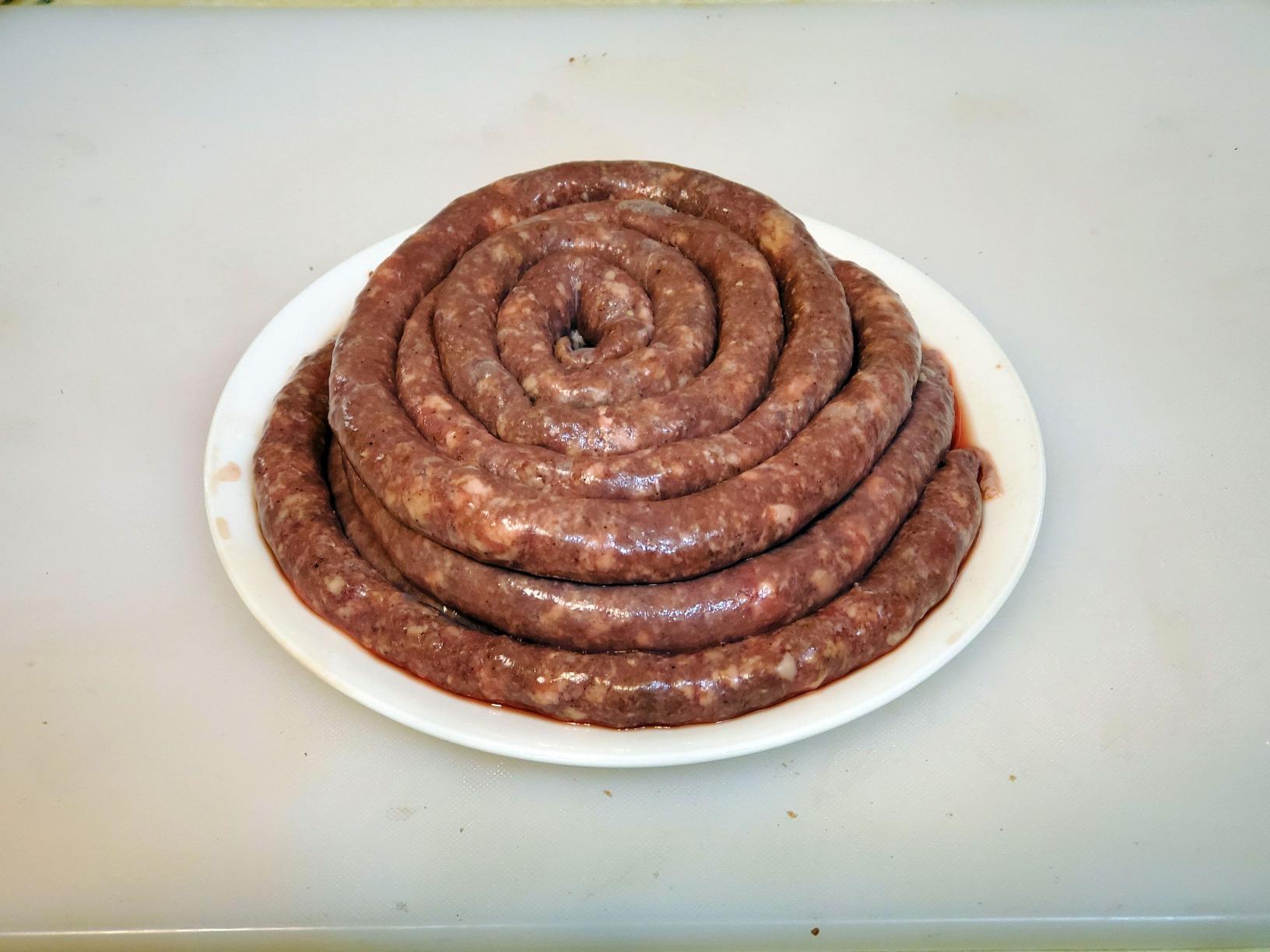 LEM Products Natural Sheep Casings, 19–21mm Edible Sausage Casings for Snack Sticks, Hot Dogs, Breakfast Sausage, Pepperoni, Salami, Homemade Sausages, Stuffs Approx. 15 lbs, 5.1 Ounce Package customer photo 1