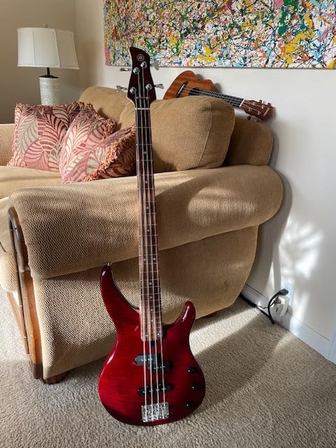 Yamaha TRBX174 Old Violin Sunburst Agathis Body, 4-String Electric Bass Guitar customer photo 1