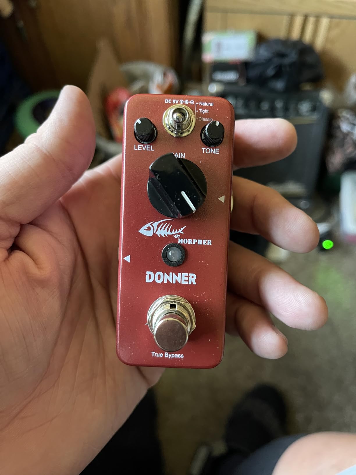 Donner Distortion Guitar Pedal High Gain 3 Modes for Electric Guitar&Bass customer photo 1