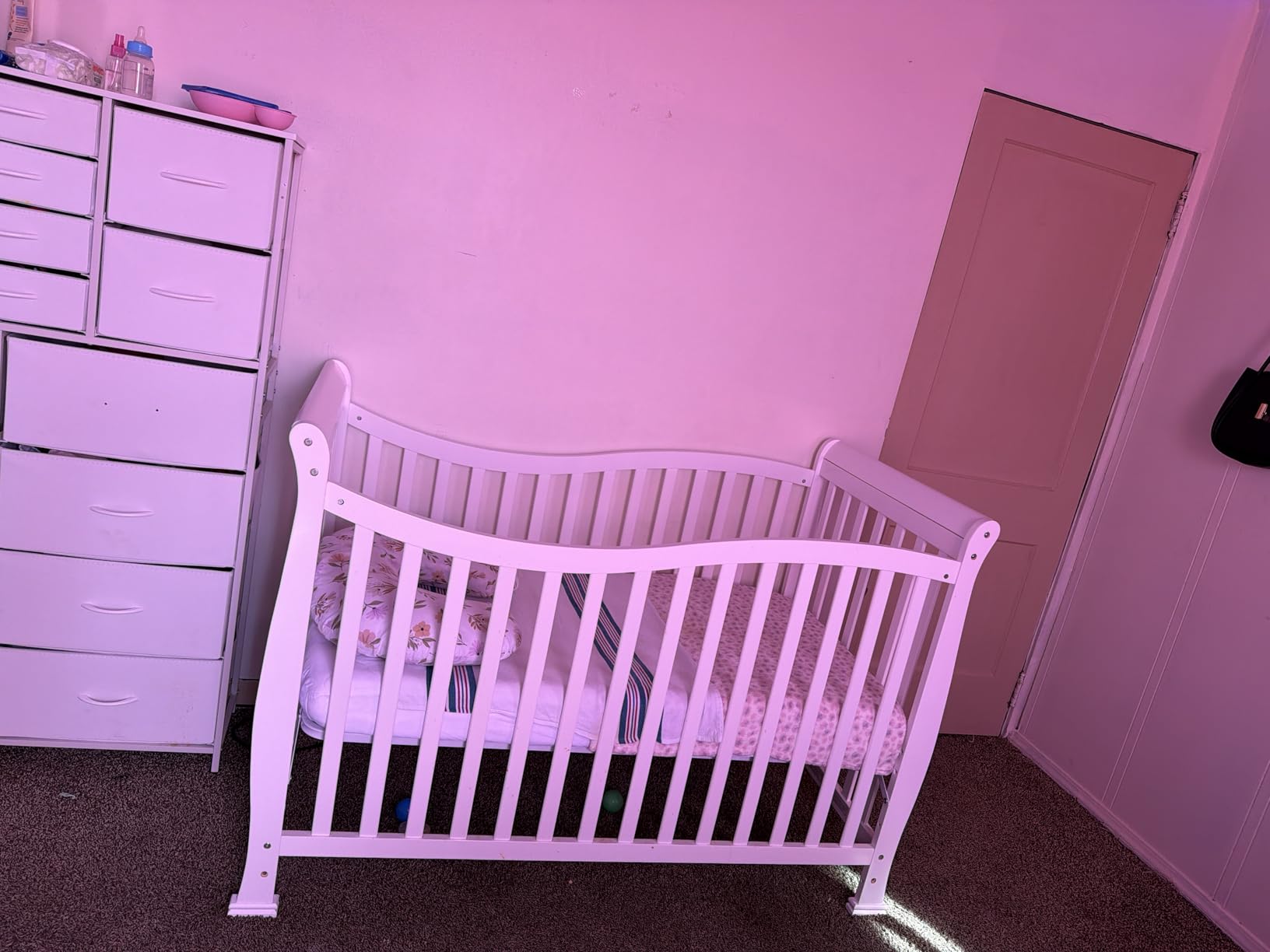 Dream On Me Violet 7-in-1 Crib to Full Size Bed, GREENGUARD Gold, Natural customer photo 2
