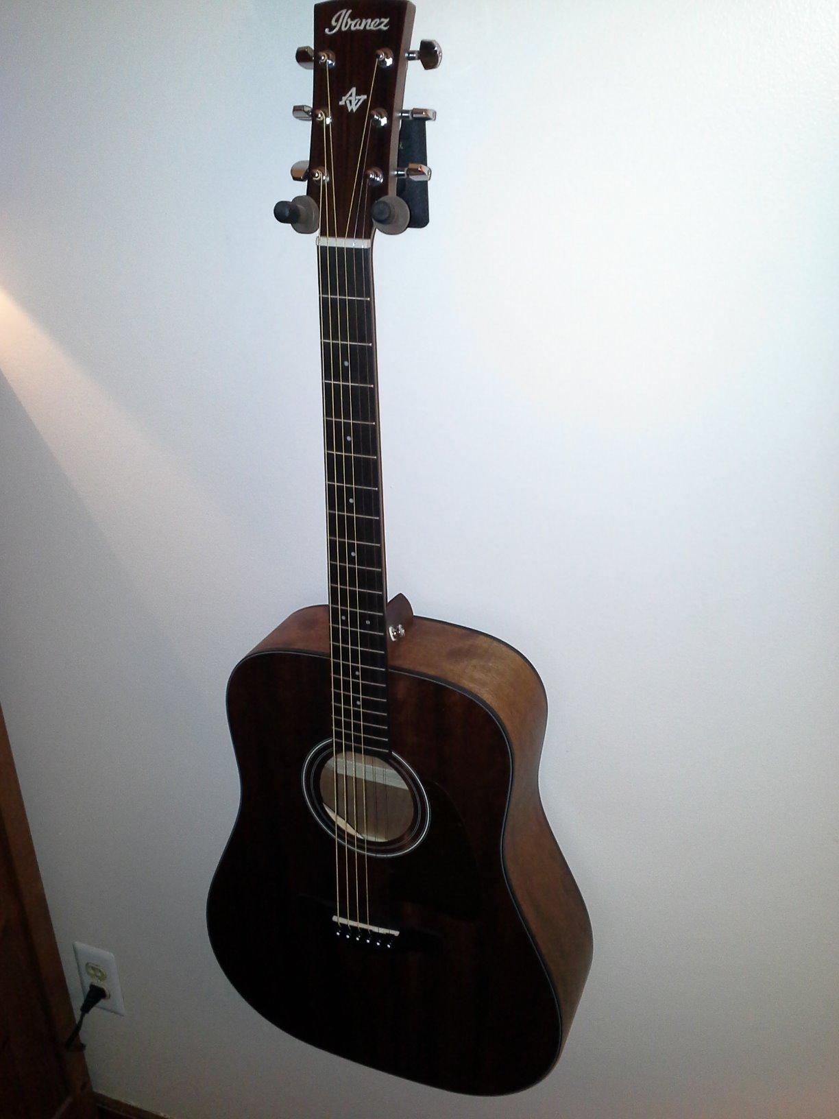 Ibanez Artwood Dreadnought Acoustic Guitar-Open Pore Natural customer photo 2