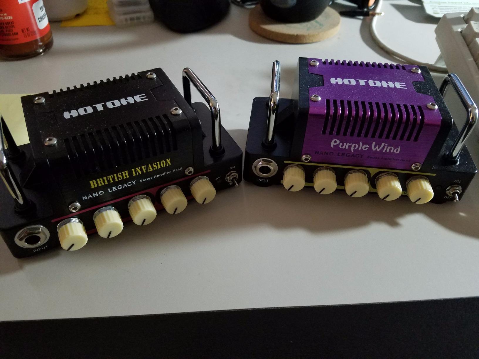 Hotone Nano Legacy Purple Wind 5-Watt Compact Guitar Amp Head with 3-Band EQ customer photo 1