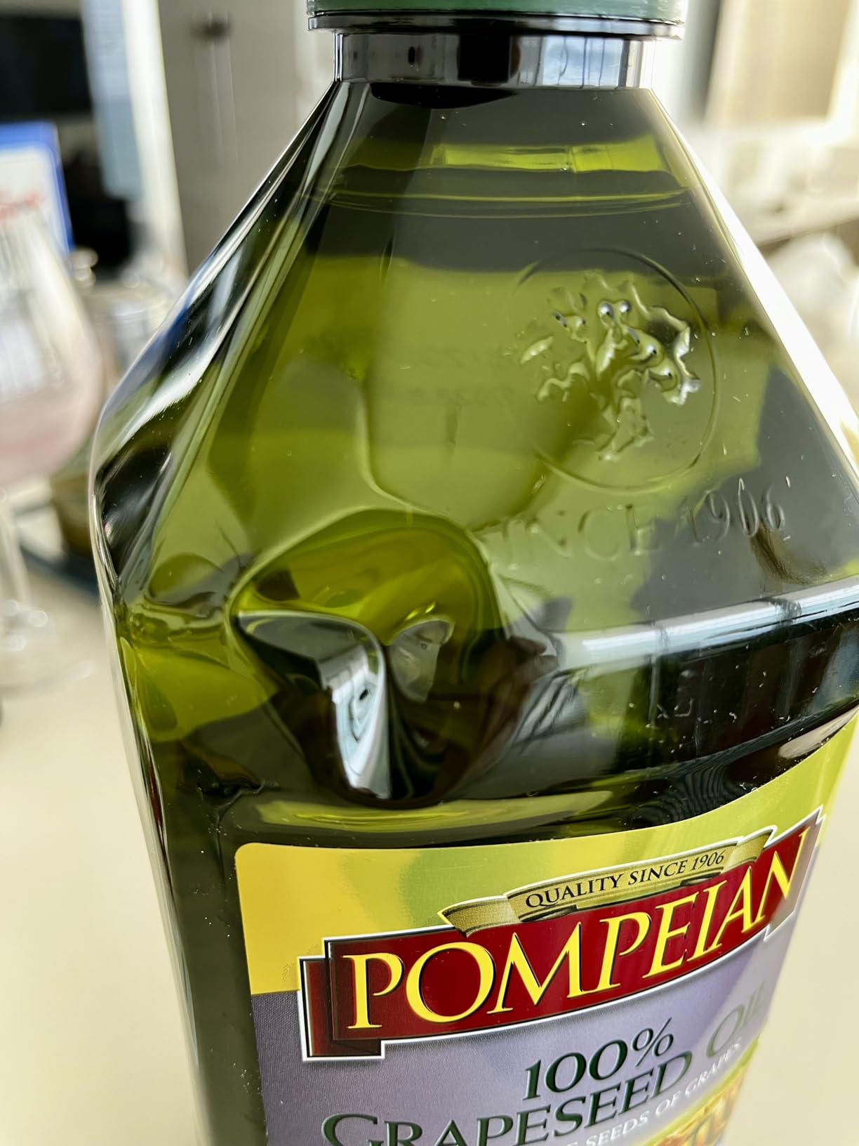 Pompeian 100% Grapeseed Oil - 68 fl oz (2 L) - Value Size customer photo 1