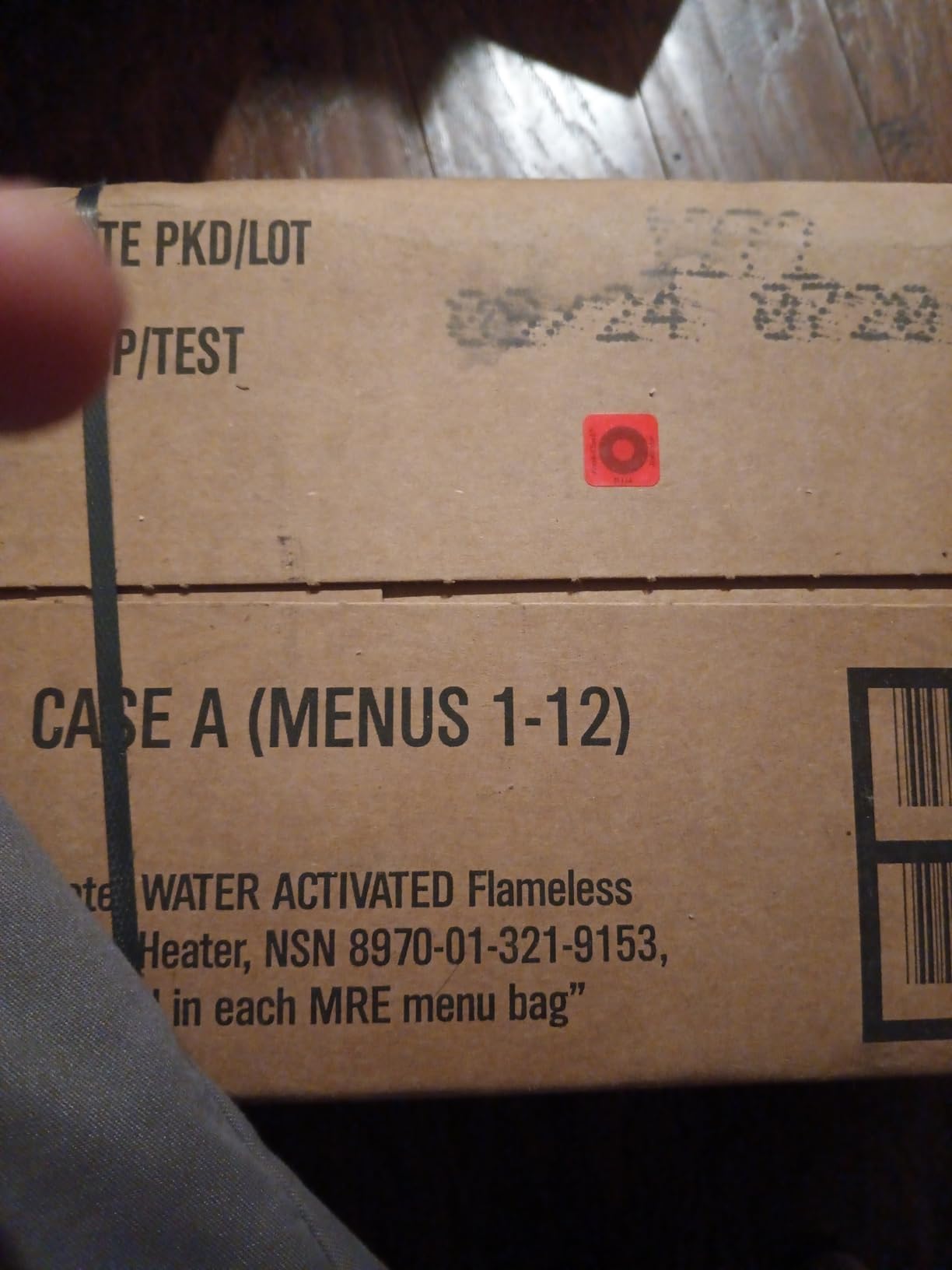 U.S. Military MRE 12-Pack, Flameless Heaters, Freeze Dried, 2023 Inspection | Genuine Military MRE with Flameless Heaters, Entree & Side Dishes, 12-Pack, 2023 Inspection Date customer photo 2