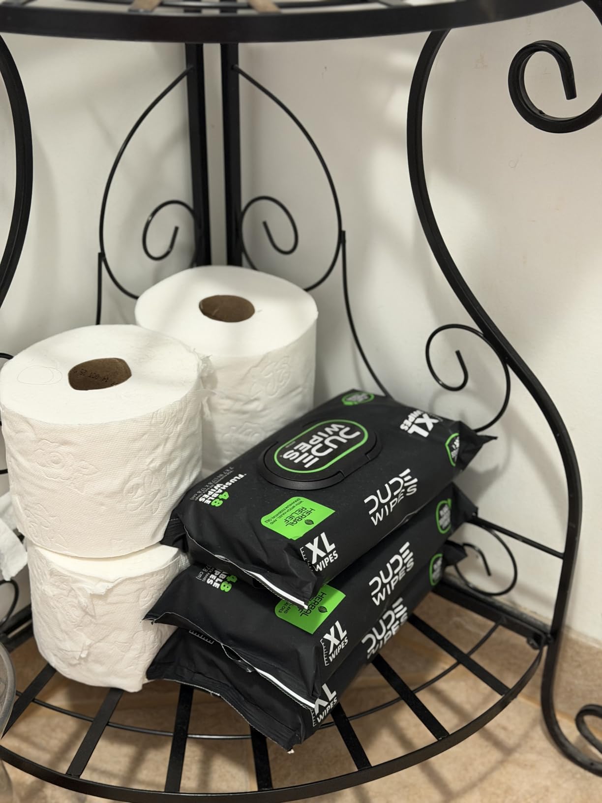 DUDE Wipes Unscented Adult Flushable Wet Wipes, Sensitive Skin, 48 Count customer photo 1