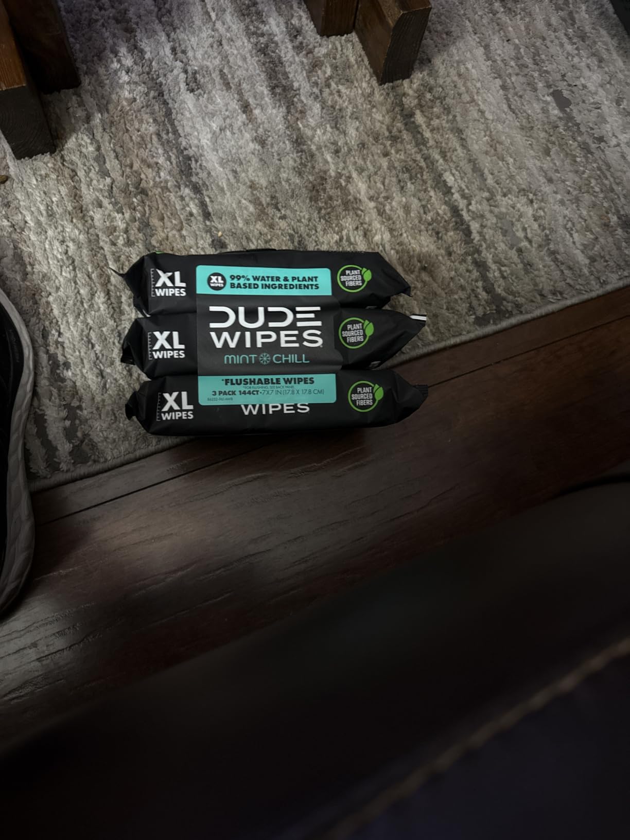 DUDE Wipes Unscented Adult Flushable Wet Wipes, Sensitive Skin, 48 Count customer photo 2