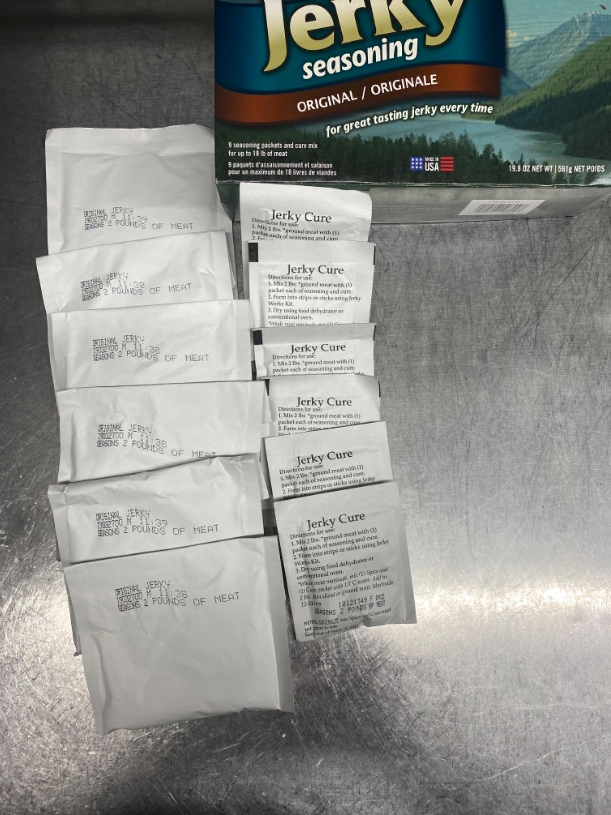 Nesco Jerky Original Seasoning 3 Pack (Makes 6 Pounds of Jerky) customer photo 2