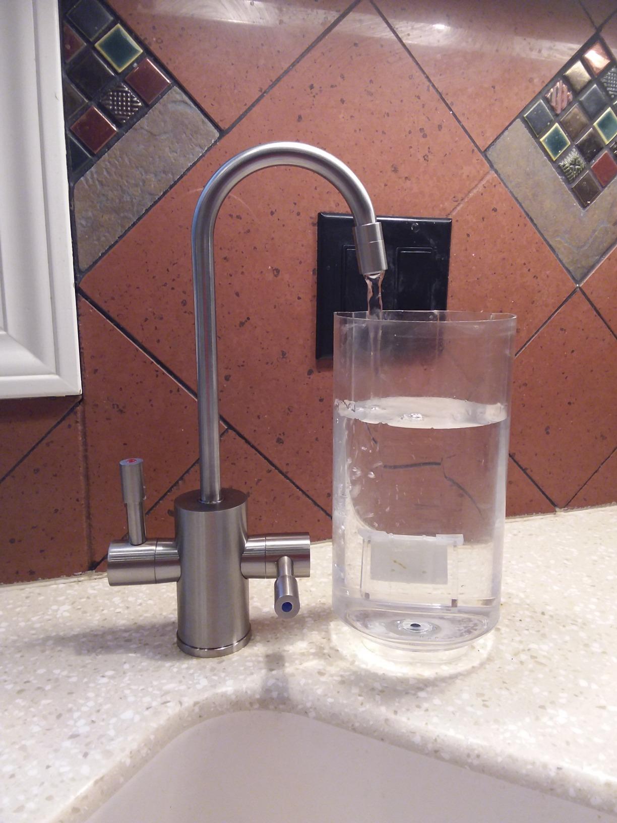 Ready Hot Manual Dial Instant Hot Water Dispenser, Hot & Cold Faucet Nickel customer photo 2