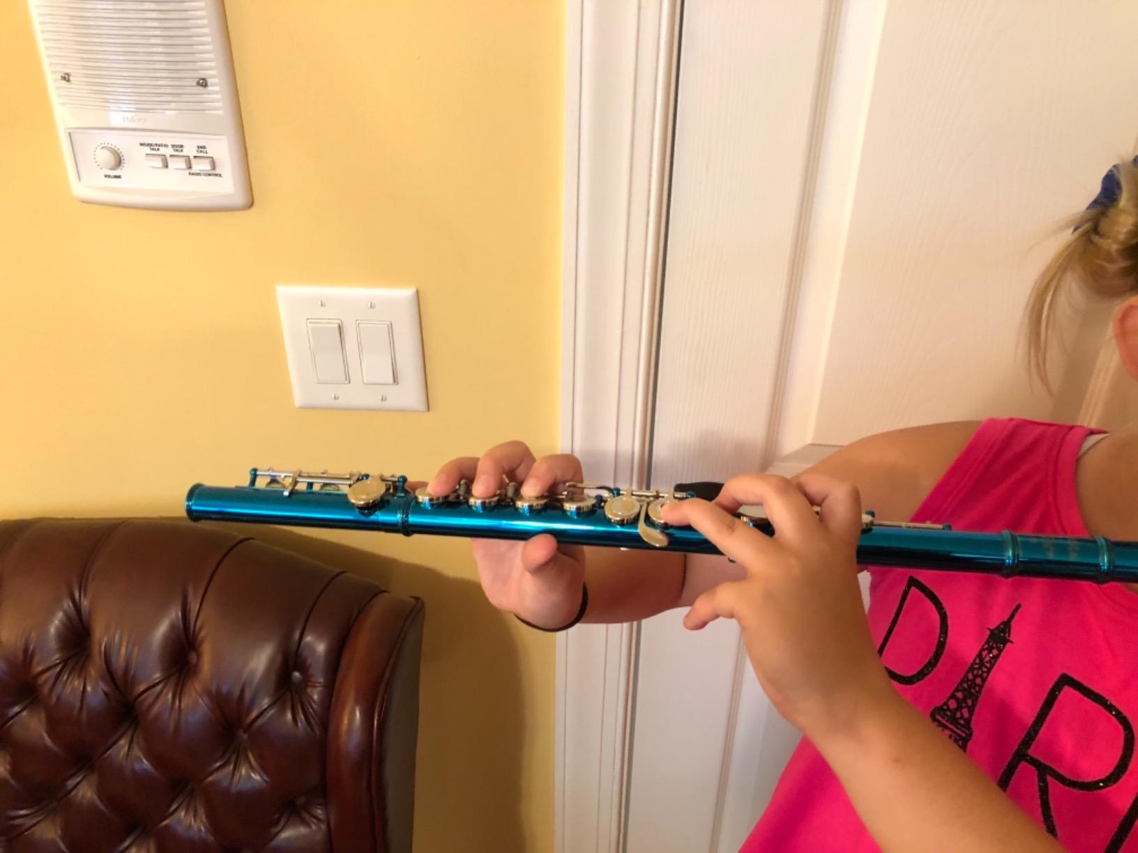 Glory Closed Hole C Flute With Case, Tuning Rod, Joint Grease and Cloth, Gloves, Nickel Siver customer photo 1