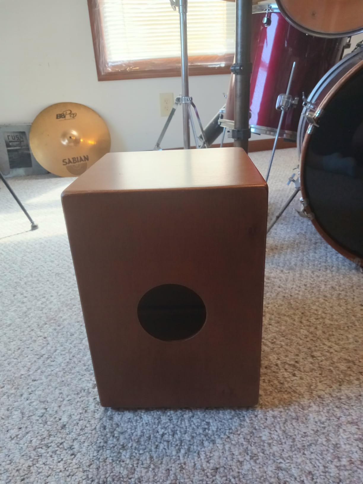 Meinl Percussion Cajon, MADE IN EUROPE - Sit-On Box Drum, Snare & Bass Tone | Baltic Birch Wood, Compact Size, Rear Sound Port, Silicone Feet - For All Skill Levels and Settings customer photo 1