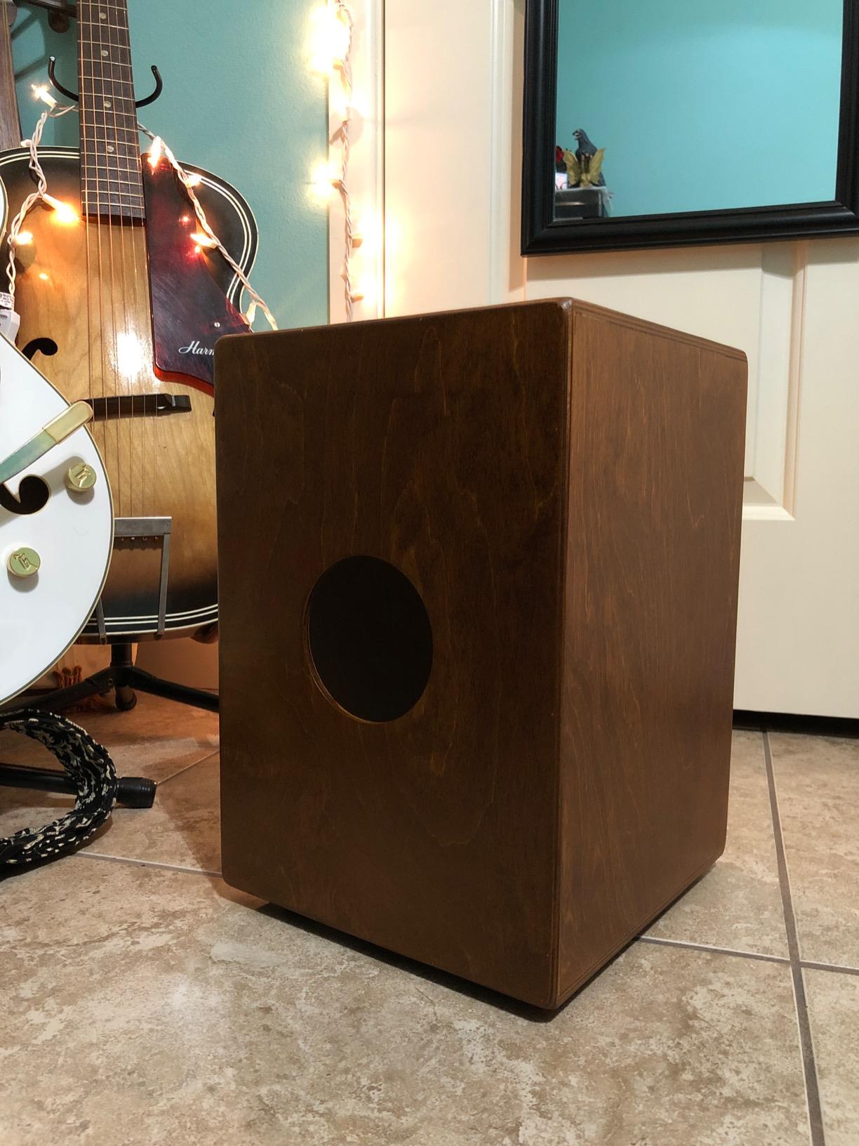 Meinl Percussion Cajon, MADE IN EUROPE - Sit-On Box Drum, Snare & Bass Tone | Baltic Birch Wood, Compact Size, Rear Sound Port, Silicone Feet - For All Skill Levels and Settings customer photo 2