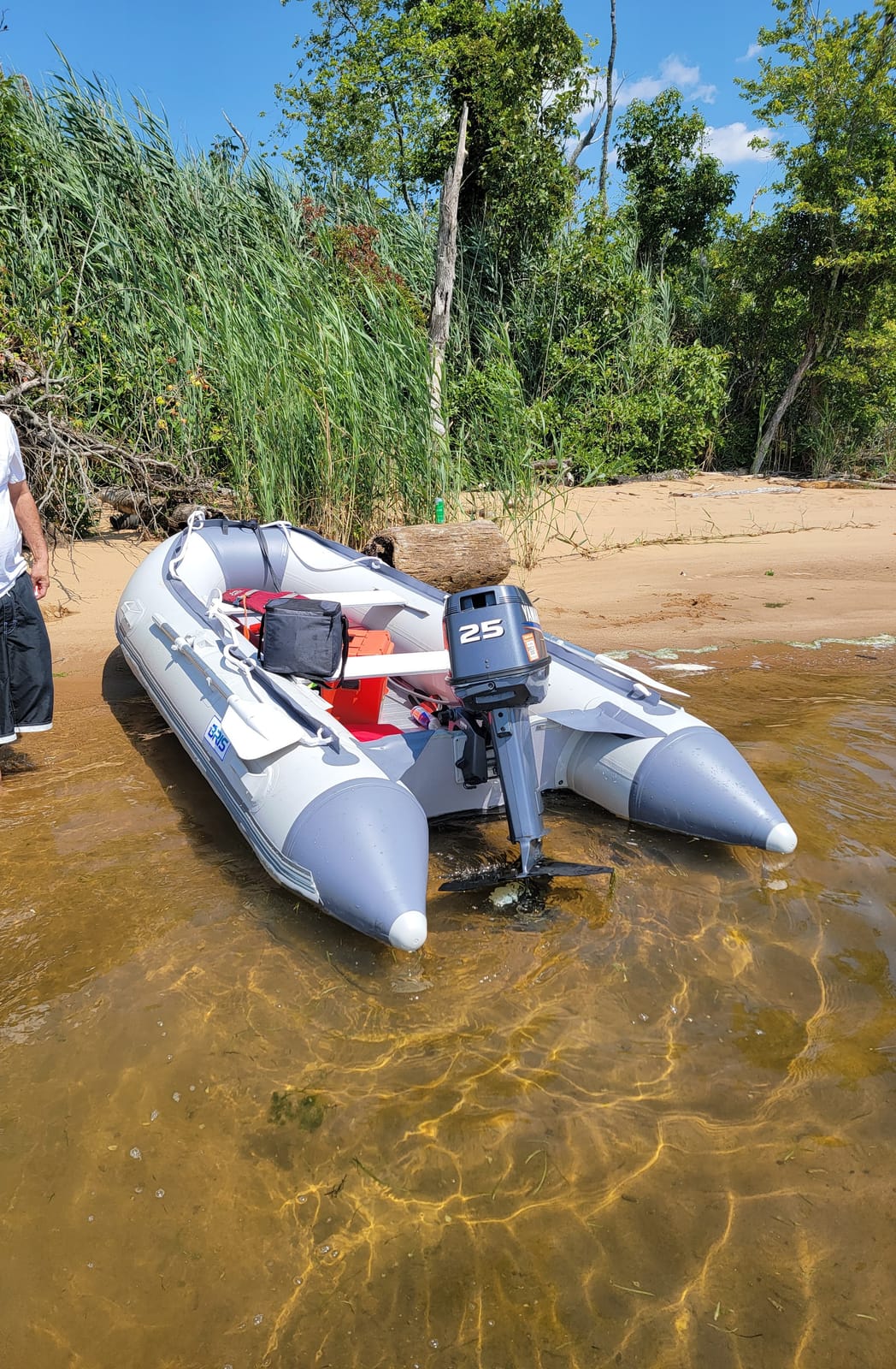 BRIS 10.8 ft Inflatable Boat Rafting Fishing Dinghy Tender pontoon Boat customer photo 1