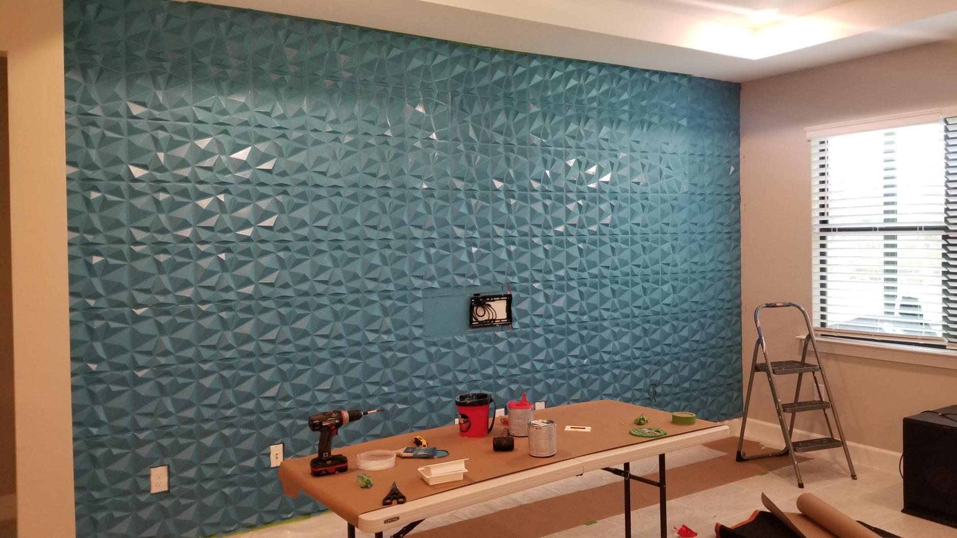 Art3d Decorative 3D Wall Panels in Diamond Design, 11.8