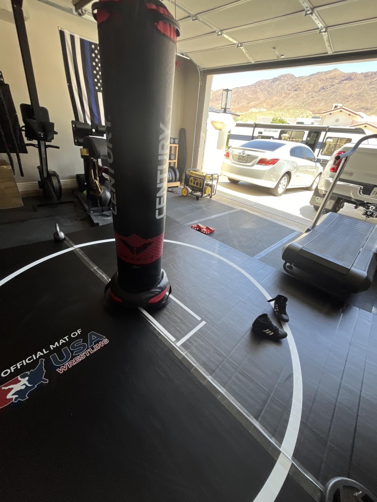 Dollamur Wrestling Mat for Home,10'x10', Circle, Start Marks-Made in USA customer photo 2