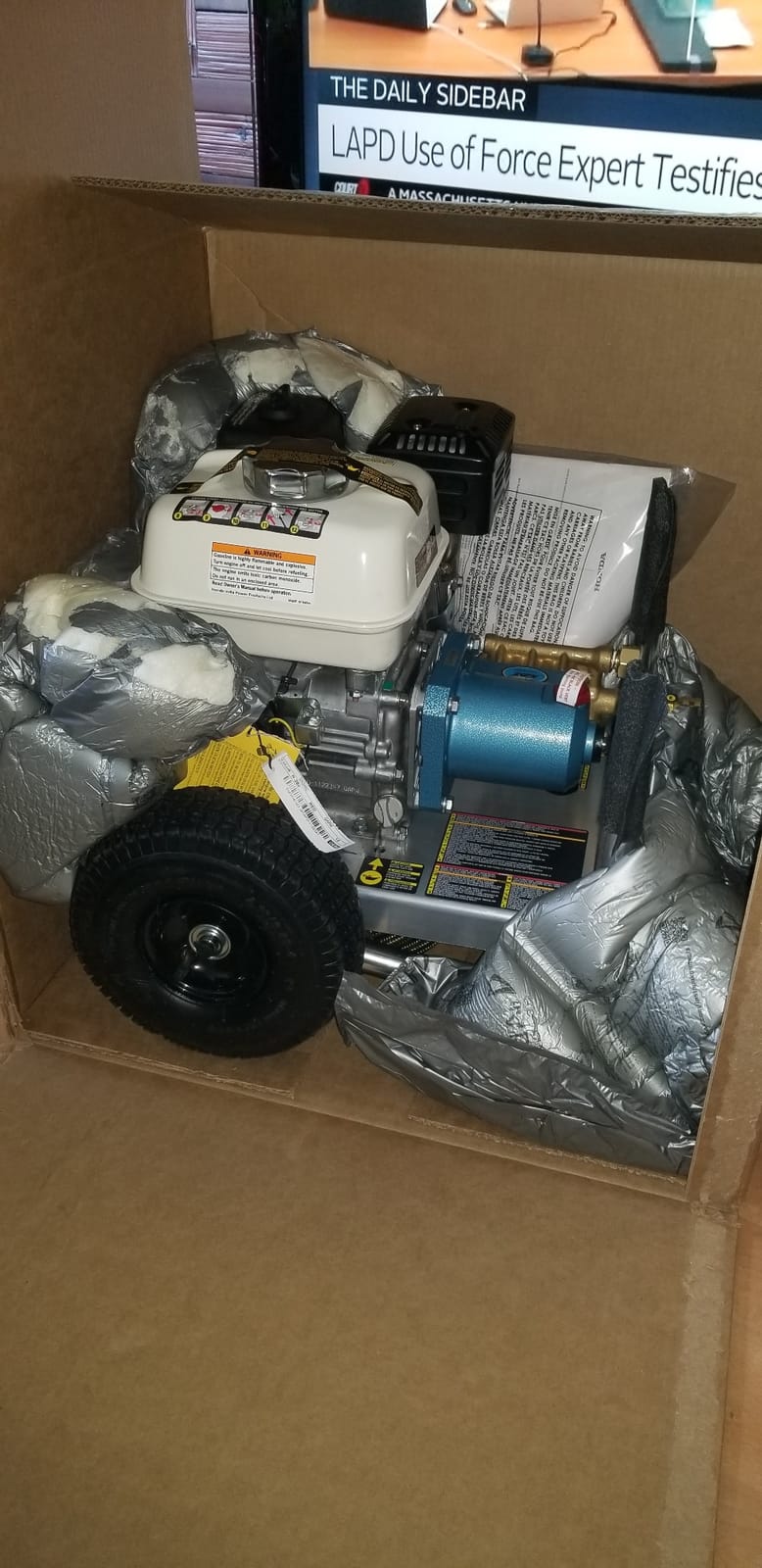Simpson Cleaning 3400 PSI Gas Pressure Washer, 2.5 GPM Power Washer for Commercial Use, Honda GX200 Engine, 25-Foot Hose, Aluminum Series, 49-State (ALH3228-S) customer photo 1
