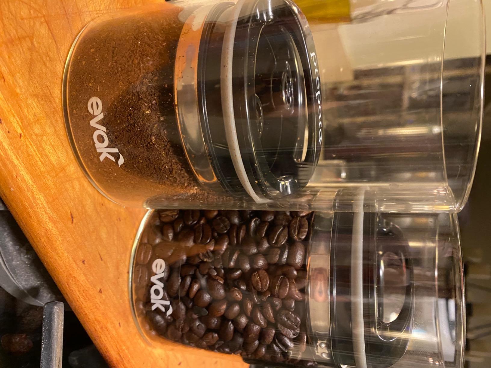 Prepara Evak Compact Glass Storage Canister, Medium, 6' x 3.75', 24oz customer photo 2