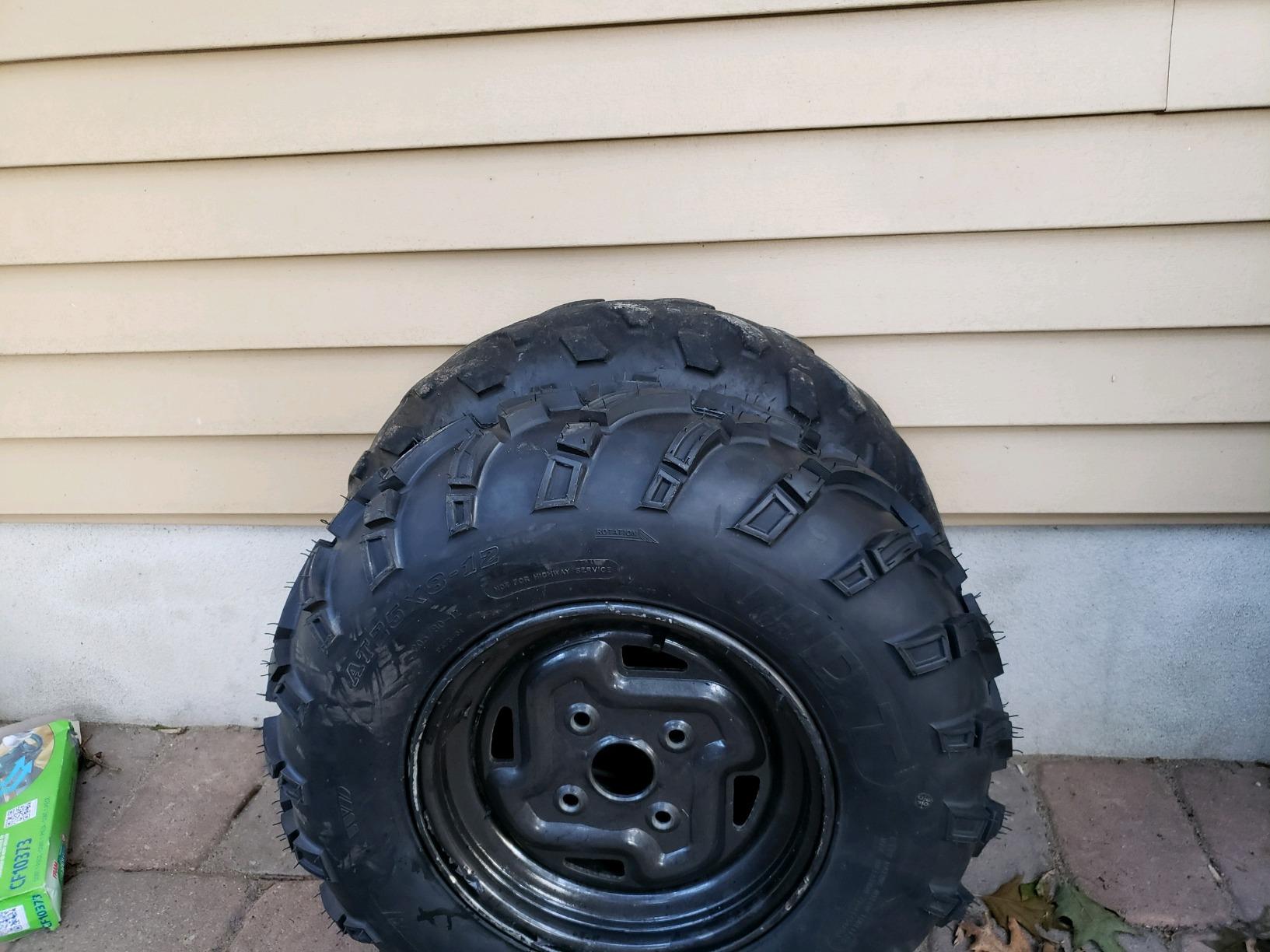 WANDA ATV/UTV Tires 25x8-12 25x8x12 6-Ply Light Mud Tires, Set 2-10243 customer photo 1