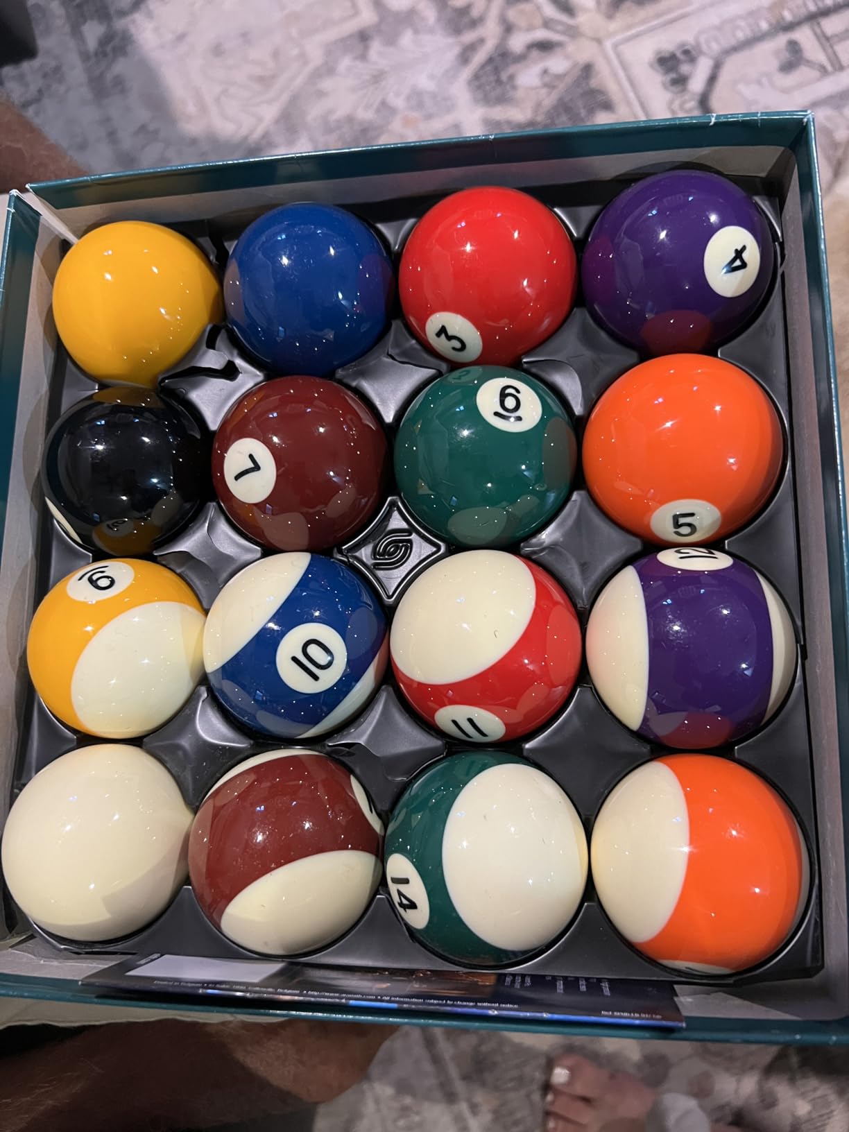 Aramith Premier Pool Balls Set Belgian Balls Set Pool Billiards customer photo 1
