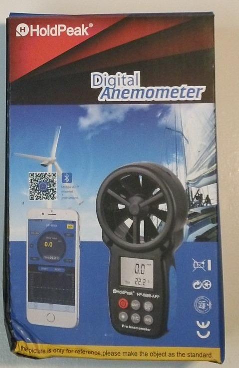 HoldPeak 866B Digital Anemometer, Handheld Wind Speed CFM Meter customer photo 1