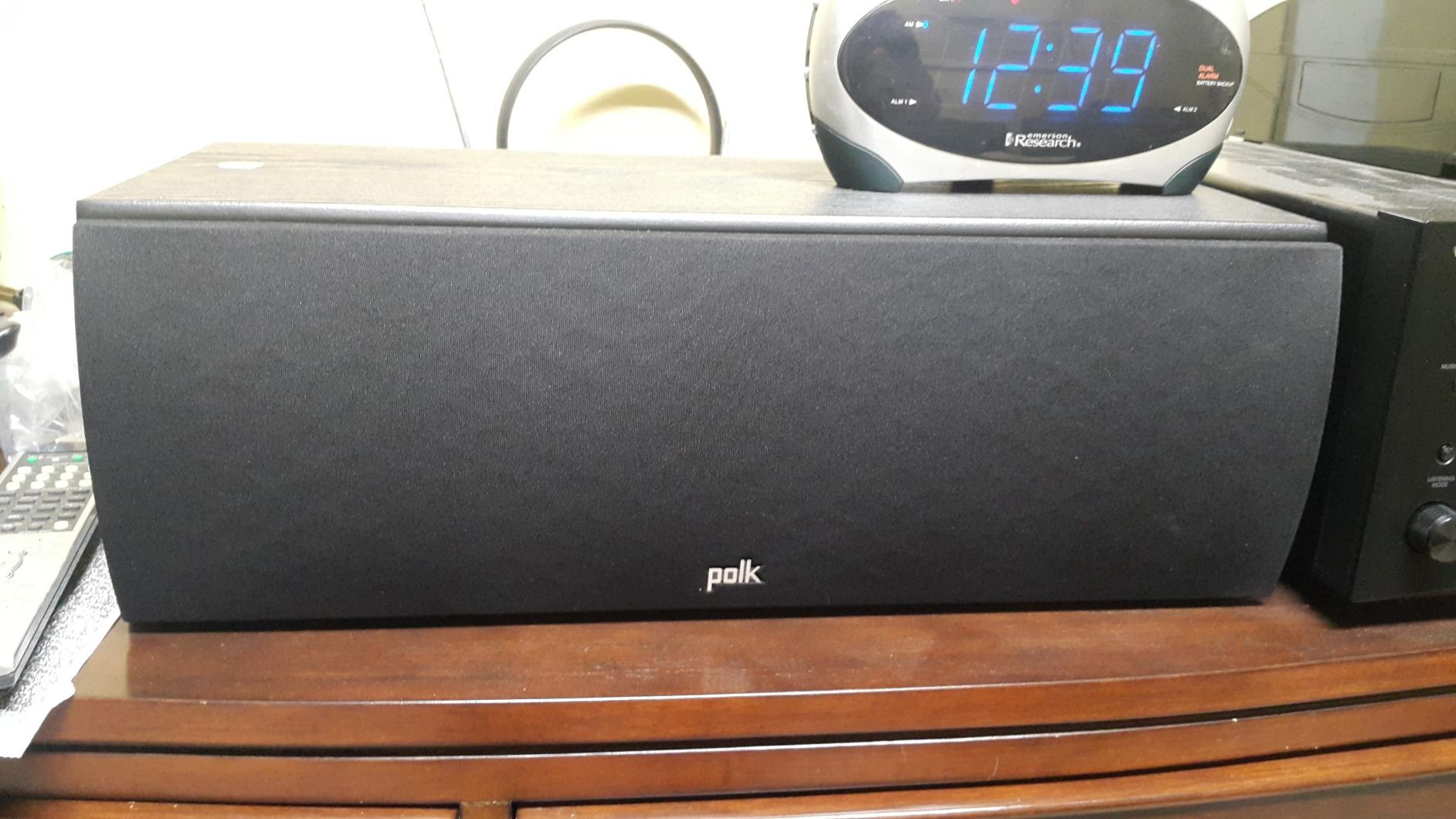Polk Audio T30 Home Theater Center Channel Speaker, 100W Single, Black | Vocal Clarity, Hi-Res Audio with Deep Bass Response, Dolby and DTS customer photo 2