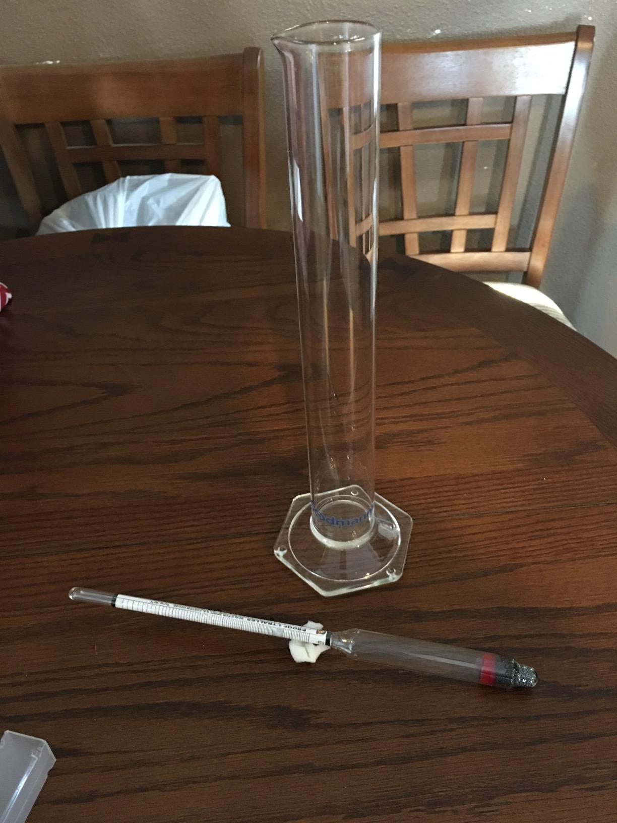 Hydrometer - Alcohol, 0-200 Proof and Tralle customer photo 2