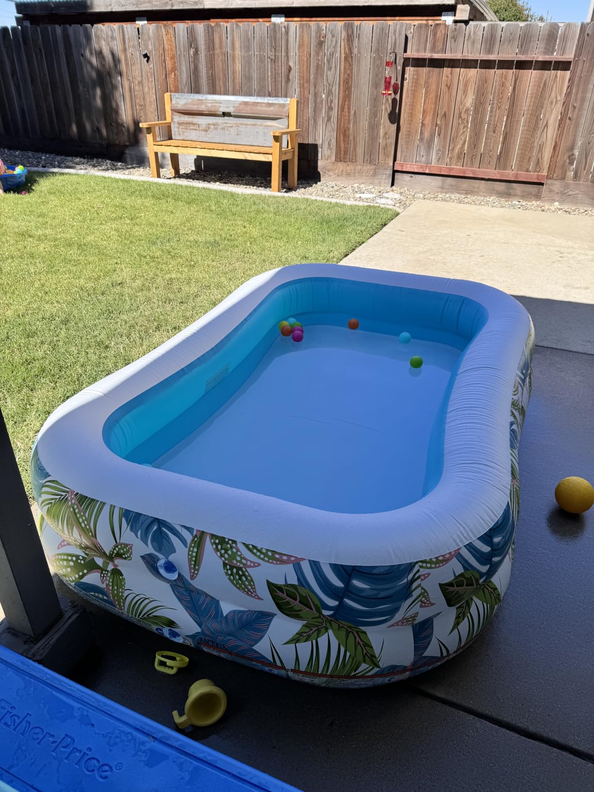 INTEX 57181EP Swim Center Inflatable Family Pool: 159 Gallon Capacity – 90
