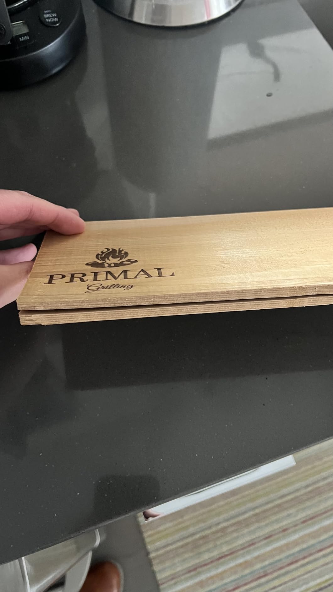 Premium Cedar Cooking Planks for Salmon - 5-Pack + Storage Bag | 12” Length customer photo 2