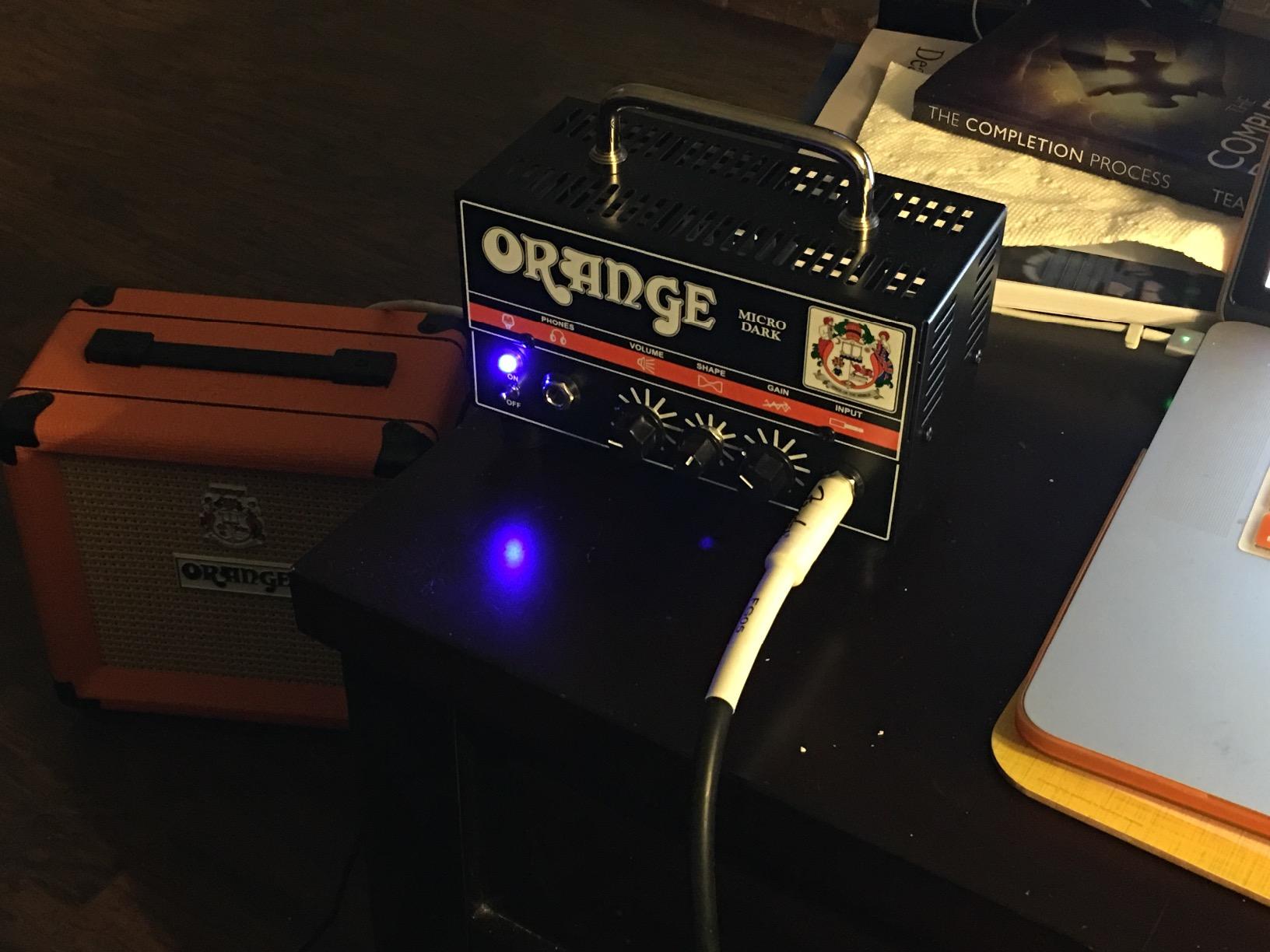 Orange Micro Dark Terror Mini Guitar Amp Head 20 Watts customer photo 2