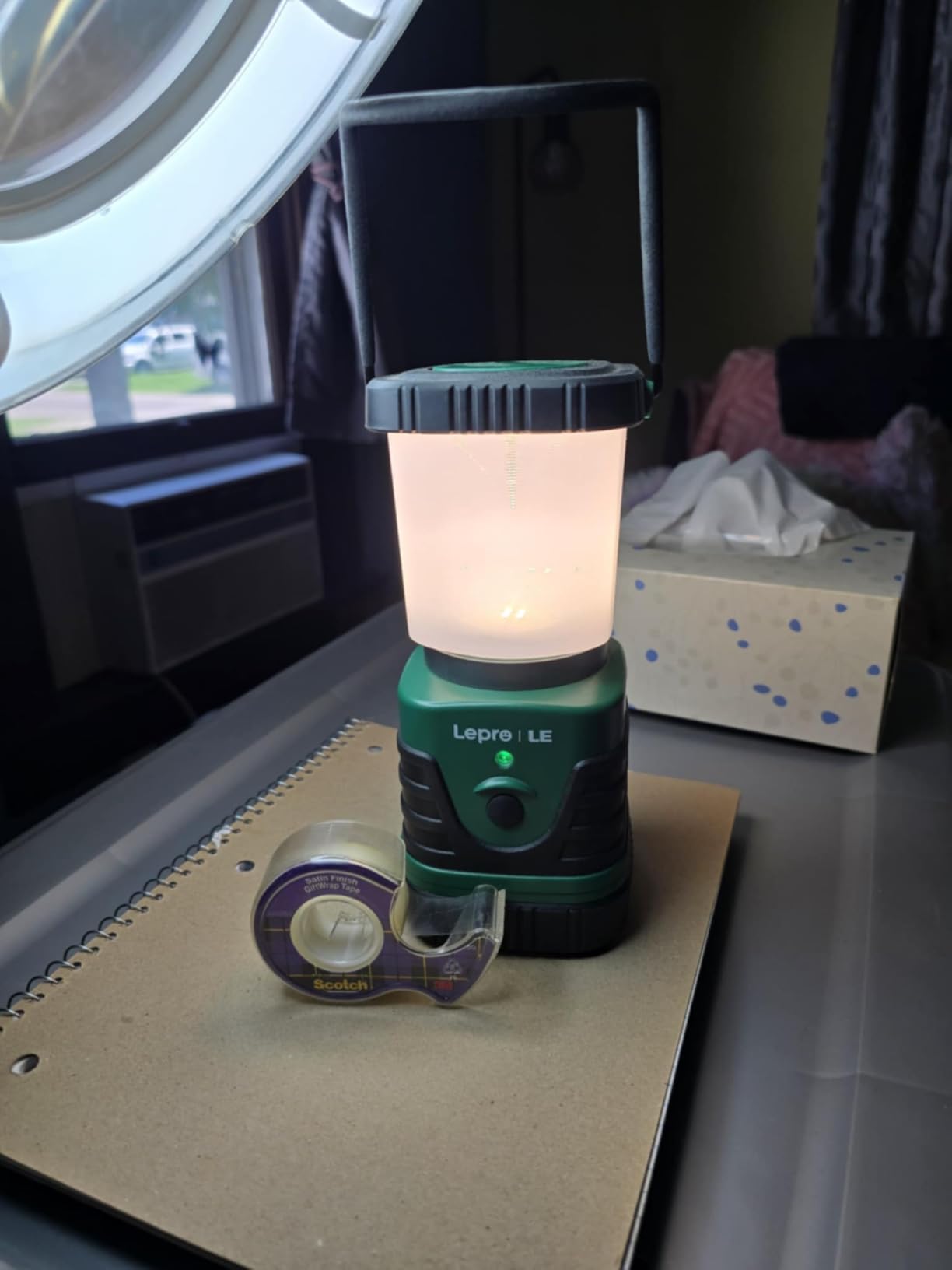 Lepro 1000LM LED Camping Lantern Rechargeable, 4400mAh, 4 Light Modes | Tent Light, Camping Essentials, Waterproof Lantern Flashlight for Camping, Emergency Light, Power Outages, USB Cable Included customer photo 2