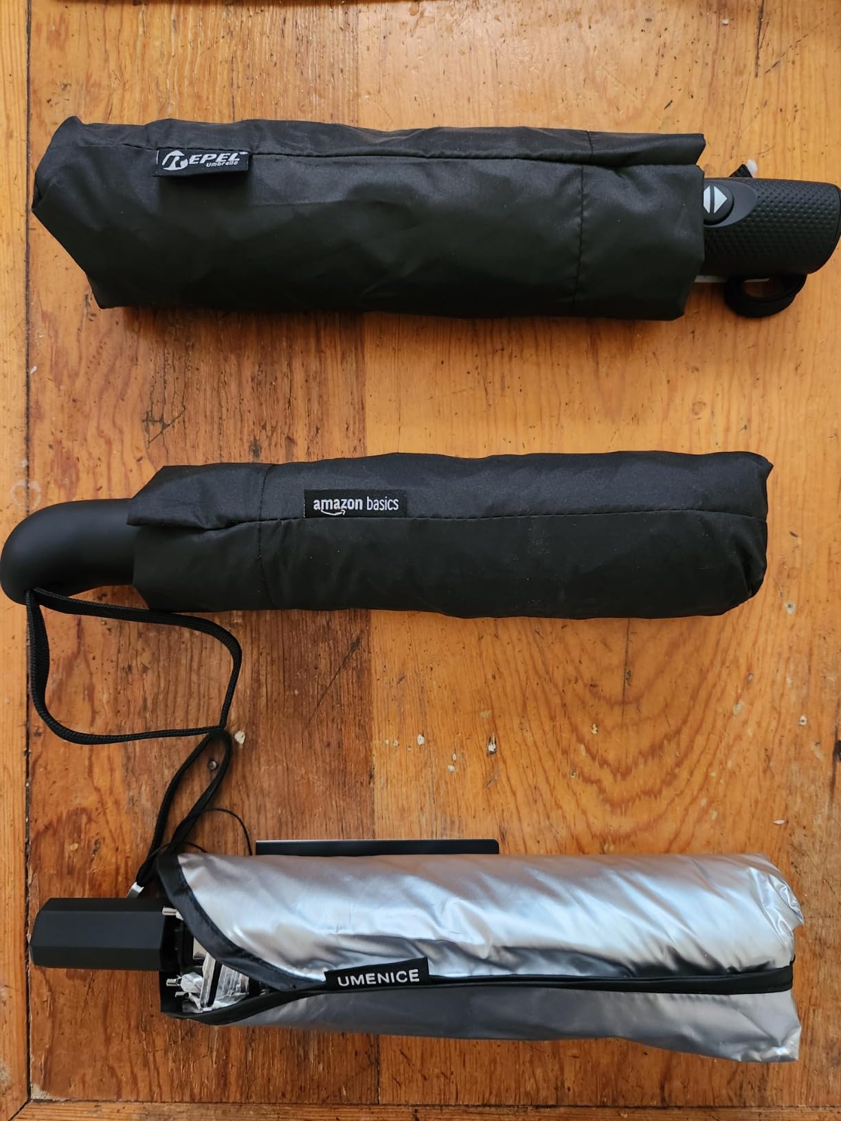 Windproof Travel Umbrella - Compact & Withstands Winds up to 100MPH, Strongest Premium Auto Folding Umbrella for Rain and Sun - Durable, Light & Portable for Women & Men, Fits Backpack & Cars customer photo 2