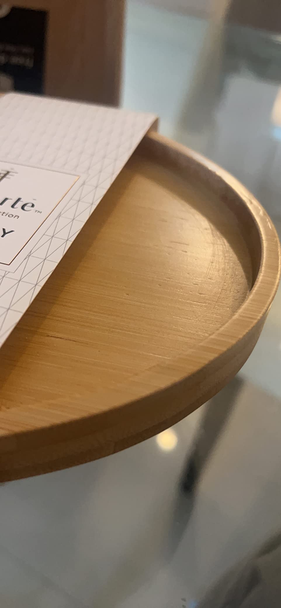 Tea Forte Small Oval Bamboo Tea Serving Tray customer photo 2