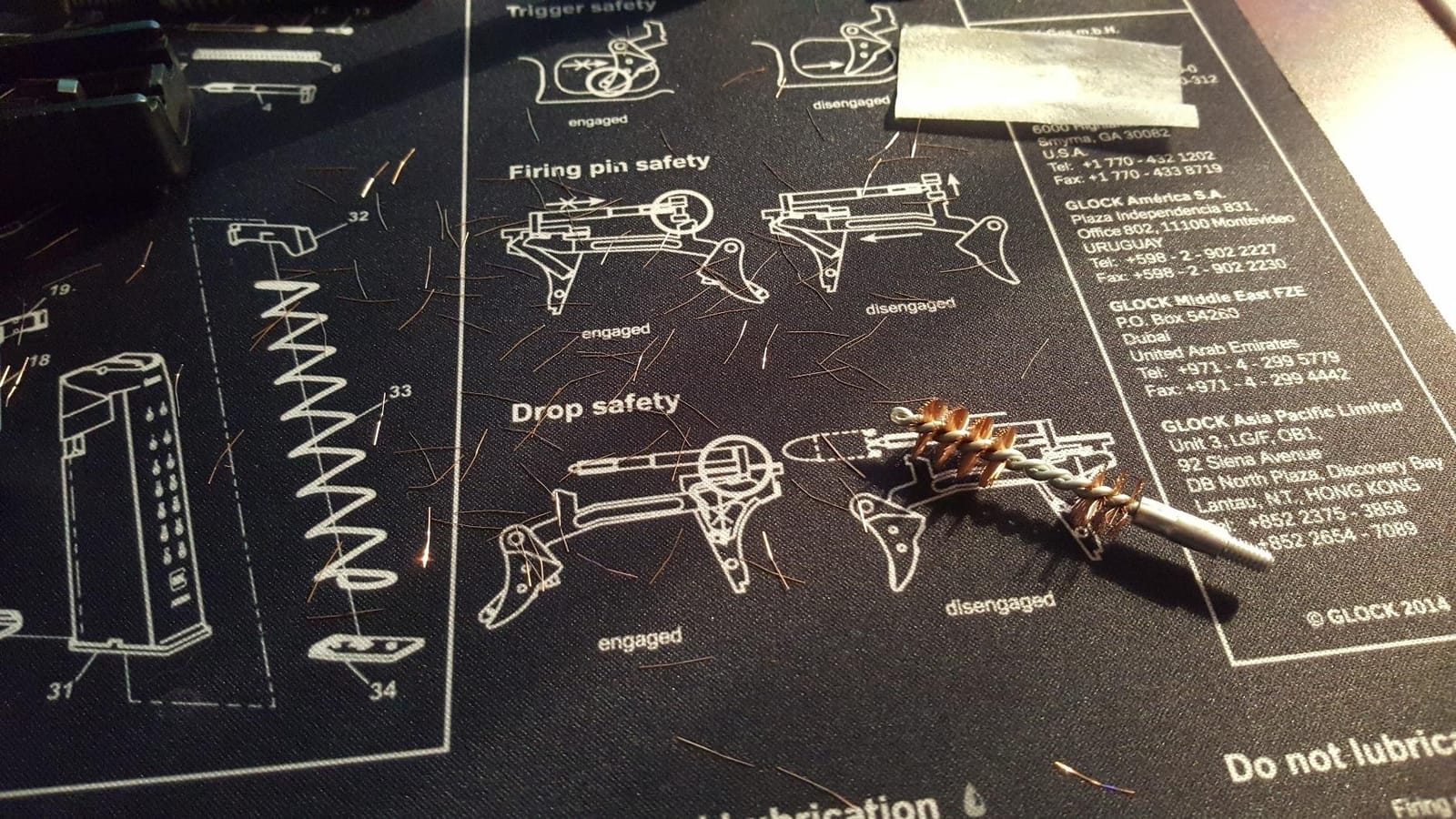 Real Avid Gun Boss Pro Universal – 12 Ga., 20 Ga., .45, .40, .357, .38, 9MM, .30, .280, .270, 7MM, .243, .22 ca. universal gun cleaning kit customer photo 1
