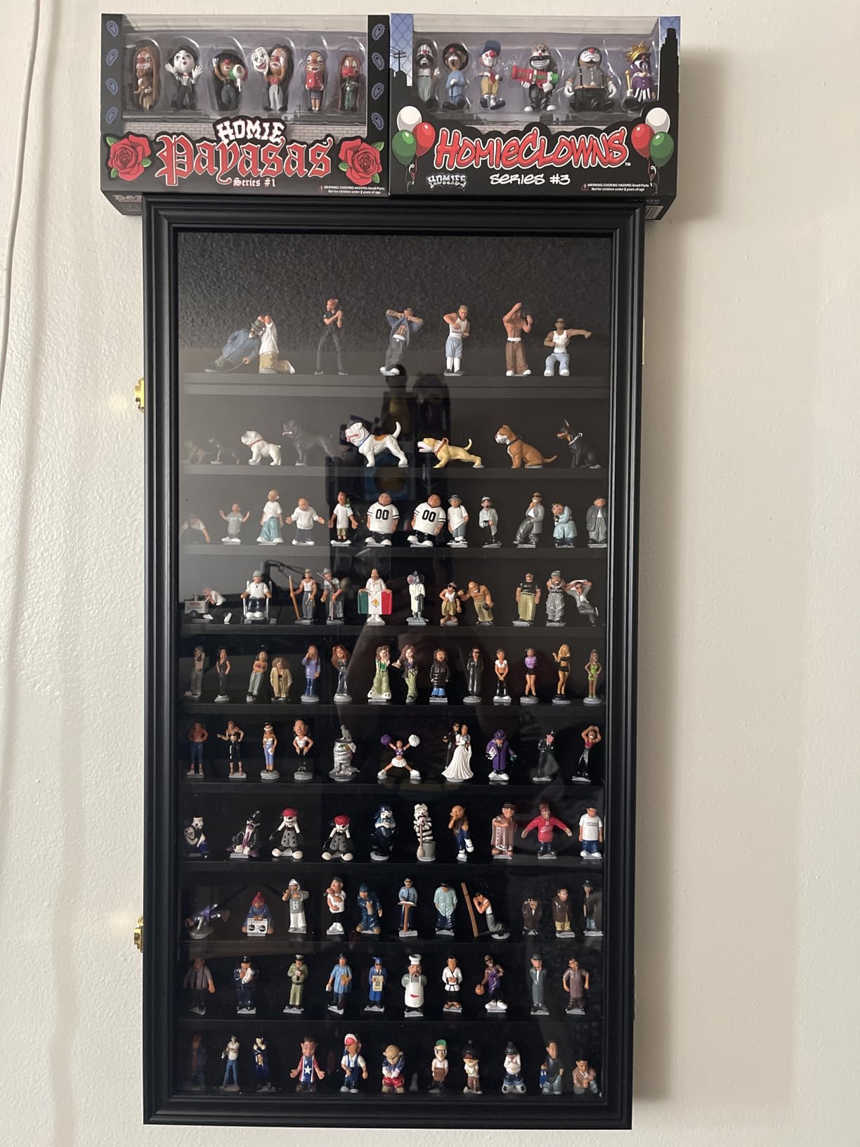 Pro Collector's Minifigure Display Case - Building Block Toy Cabinet Showcase 2.25