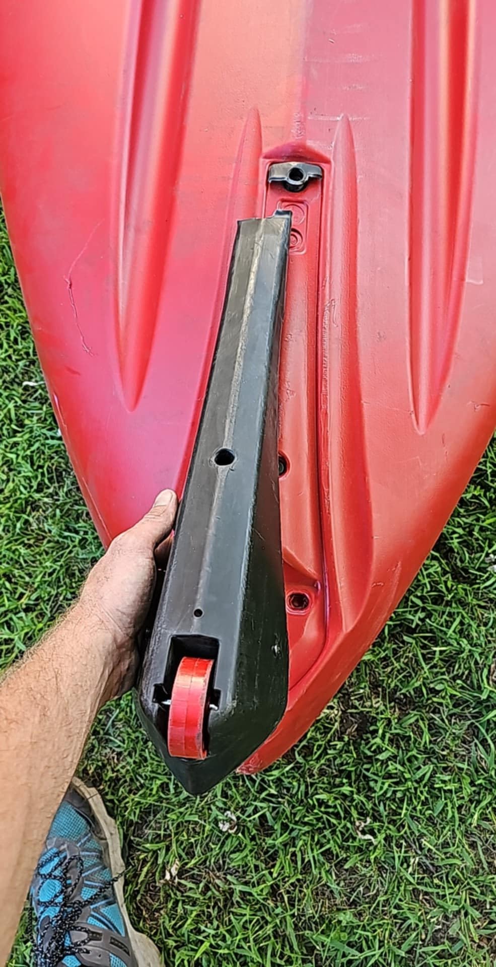 Lifetime Kodiak Canoe with 2 Paddles, Red, 13' customer photo 1