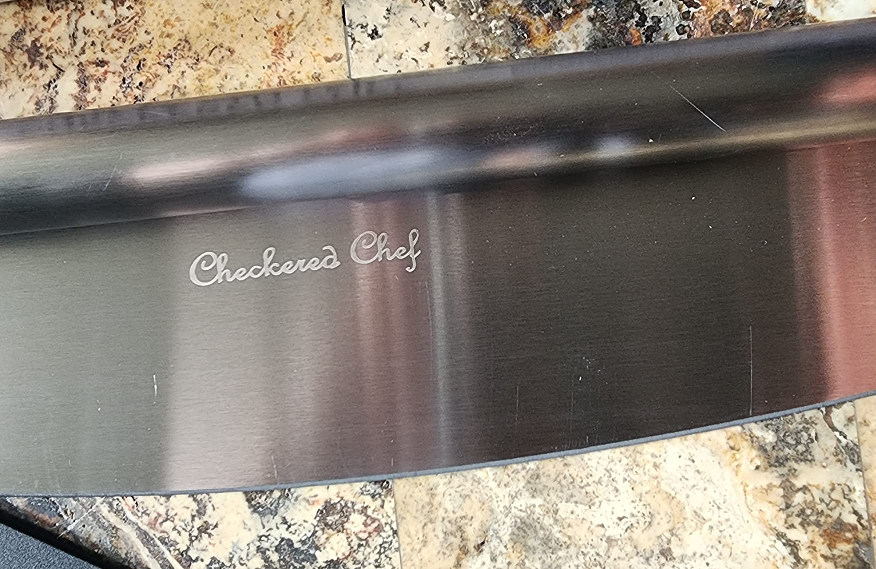 Checkered Chef Pizza Cutter Rocker Blade, with Plastic Cover, 14
