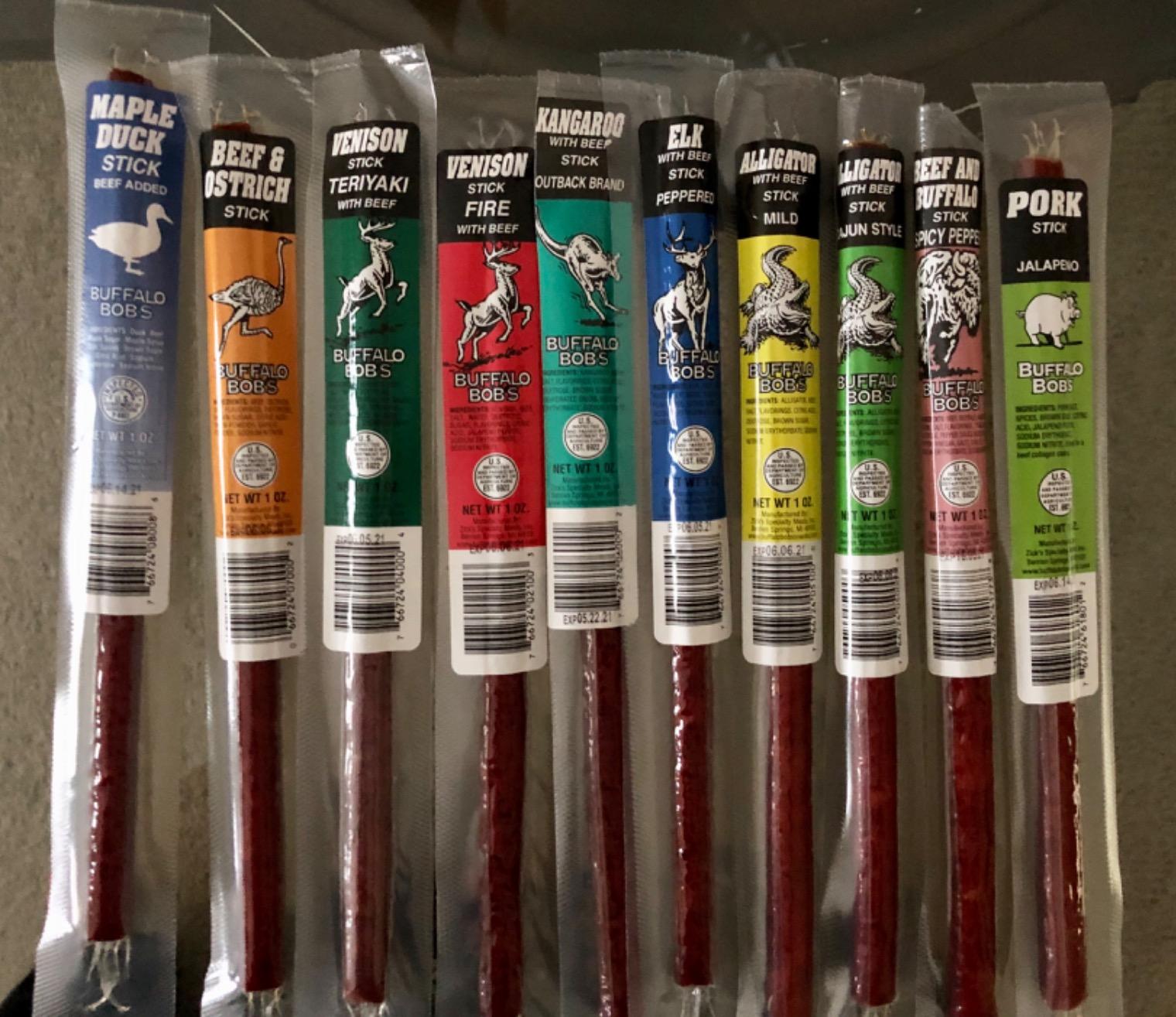 Jerky-n-Spice Wild Game Exotic Meat Sticks - 10-Pack customer photo 1