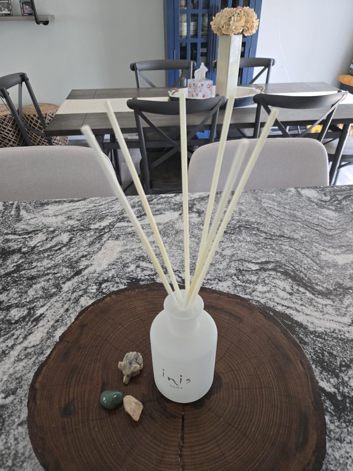 Inis the Energy of the Sea - Reed Diffuser Set with Fragrance Oil | Glass Bottle and Fibre Reeds, Clean Ocean Fresh Aquatic Home Fragrance for Living Room, Bathroom and Bedroom customer photo 1