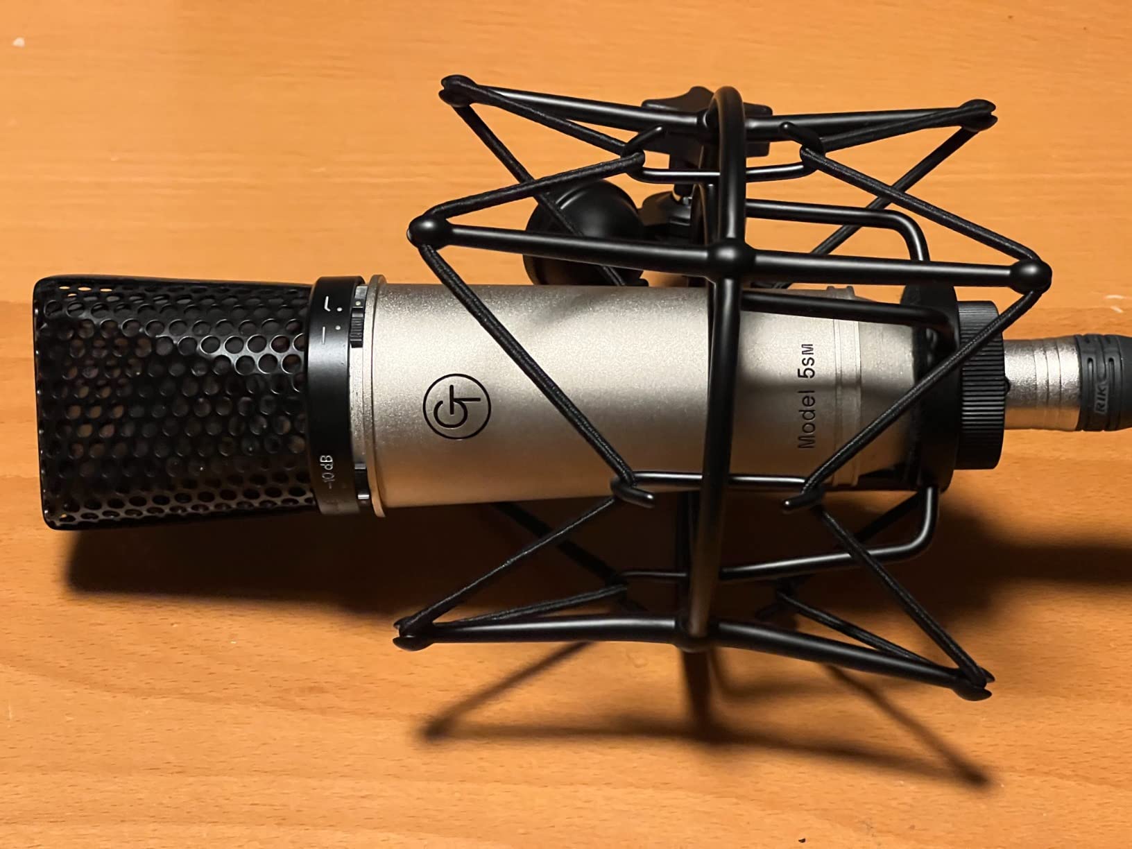 Microphone Shock Mount Mic Holder - Anti Vibration Spider Shockmount Compatible with Many Condenser Mics Like AT2020 MXL 770 MXL 990 Samson G Track Pro Rode Procaster NT1-A Neumann U87 etc. customer photo 1