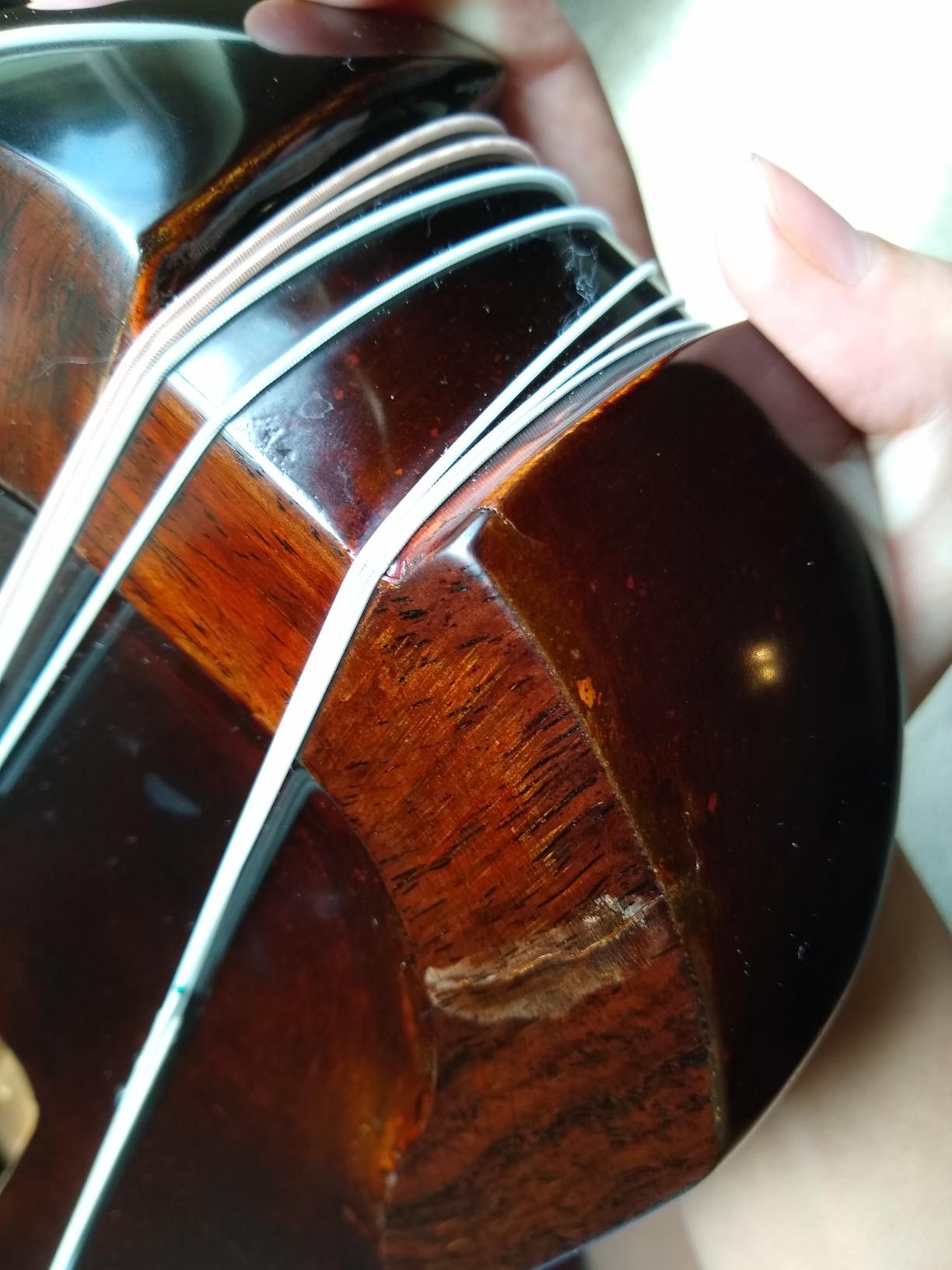 OrientalMusicSanctuary Reclaimed Century Old Fir Guqin for Performers - 7 String Chinese Zither customer photo 2