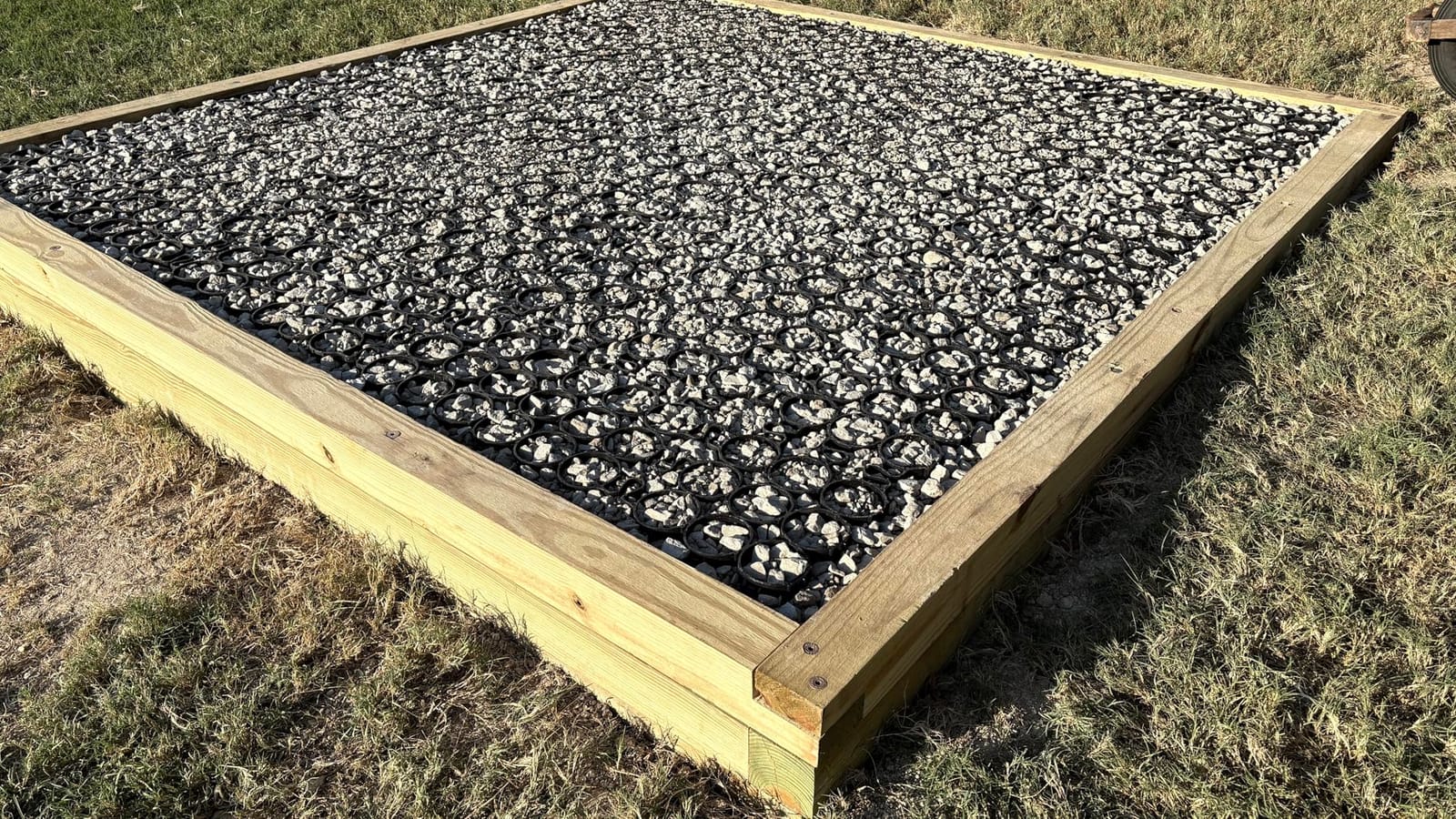 TRUEGRID | PRO LITE Permeable Paver | Driveway, Grass, Shed Base, Patio, RV Pad, Gravel, DIY Outdoor | 120,000 lb Load Class | All-Weather | Easy Install | Pack of 18 (72 Square Feet) customer photo 2