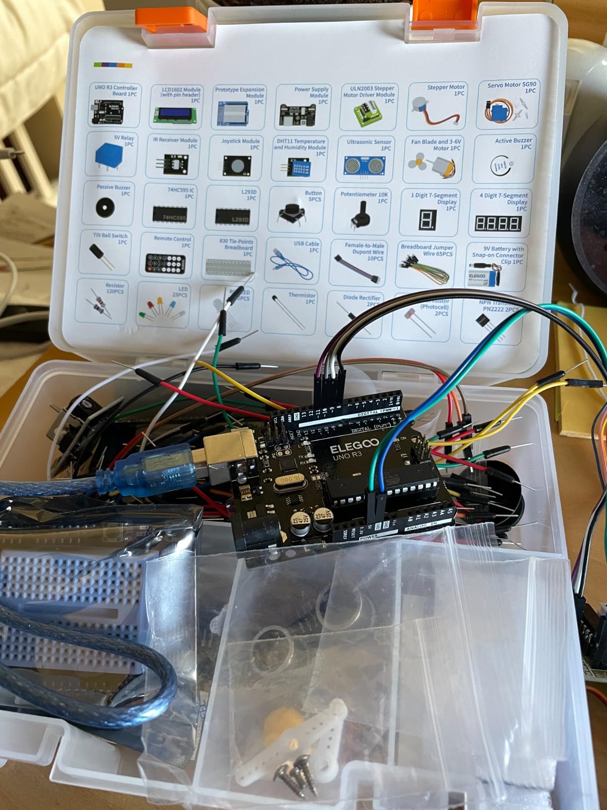 ELEGOO UNO R3 Project Super Starter Kit with PDF Tutorial for Beginners customer photo 1