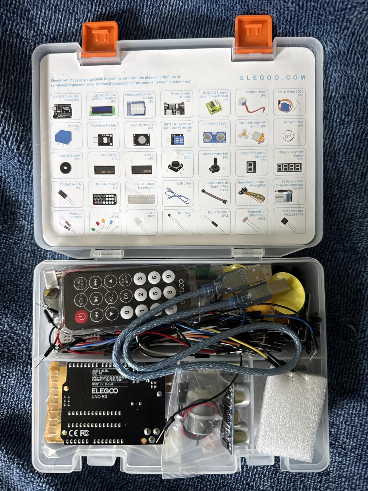 ELEGOO UNO R3 Project Super Starter Kit with PDF Tutorial for Beginners customer photo 2