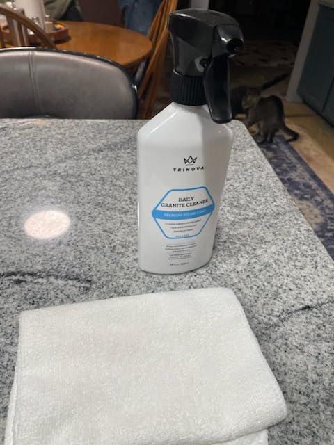 TriNova Granite Cleaner & Polish for Stone Surfaces, 18 fl oz customer photo 1