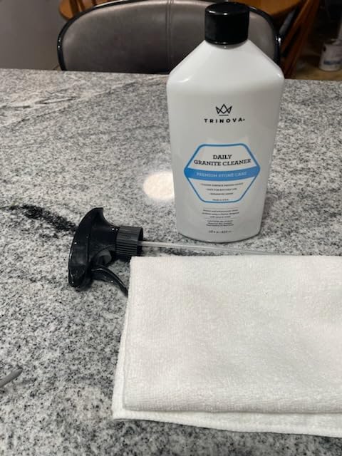 TriNova Granite Cleaner & Polish for Stone Surfaces, 18 fl oz customer photo 2