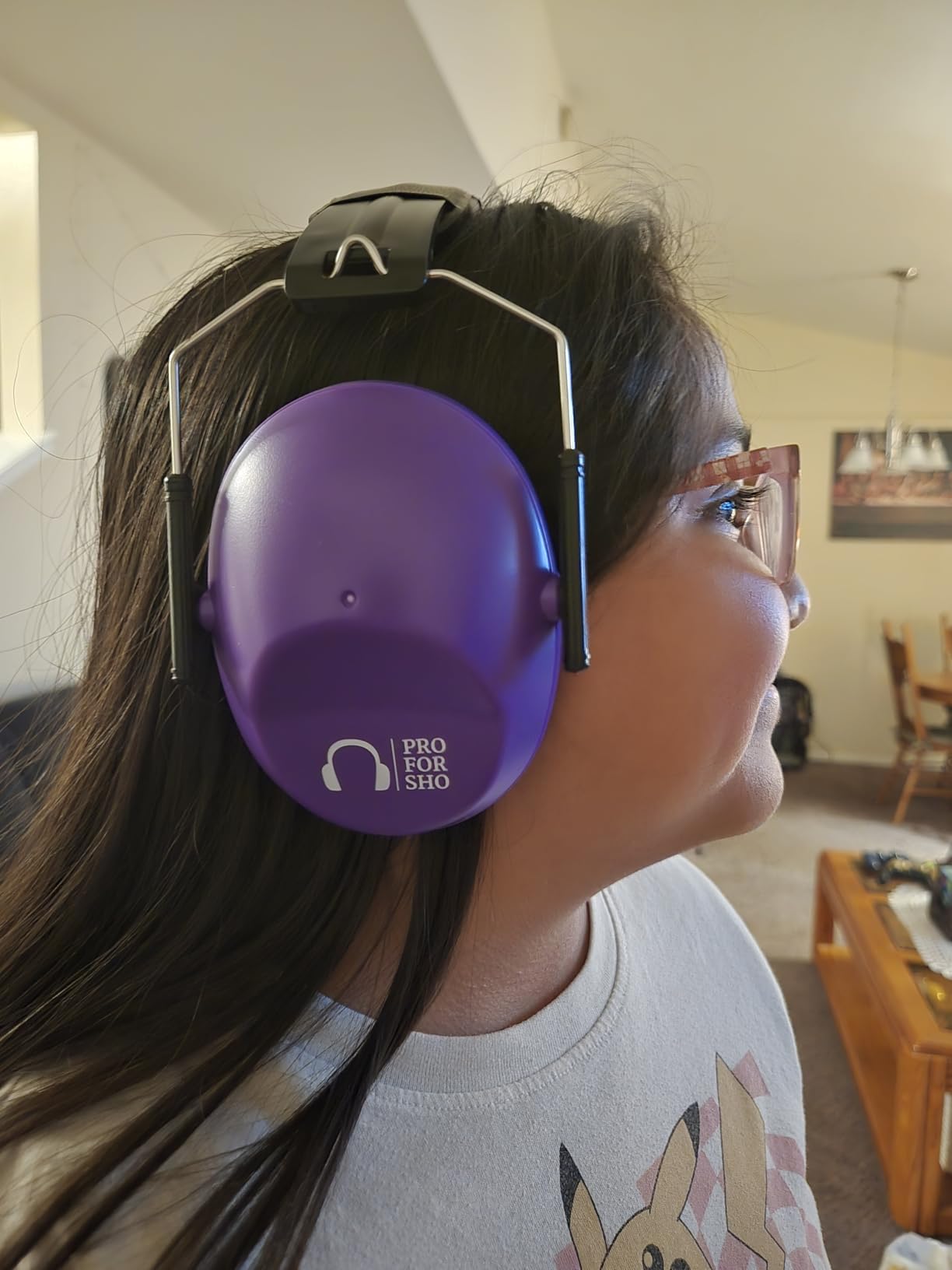 Pro For Sho 34dB NRR Hearing Protection Ear Muffs – Highest NRR Compact Design Ear Protection for Loud Events & Sensory Use customer photo 2