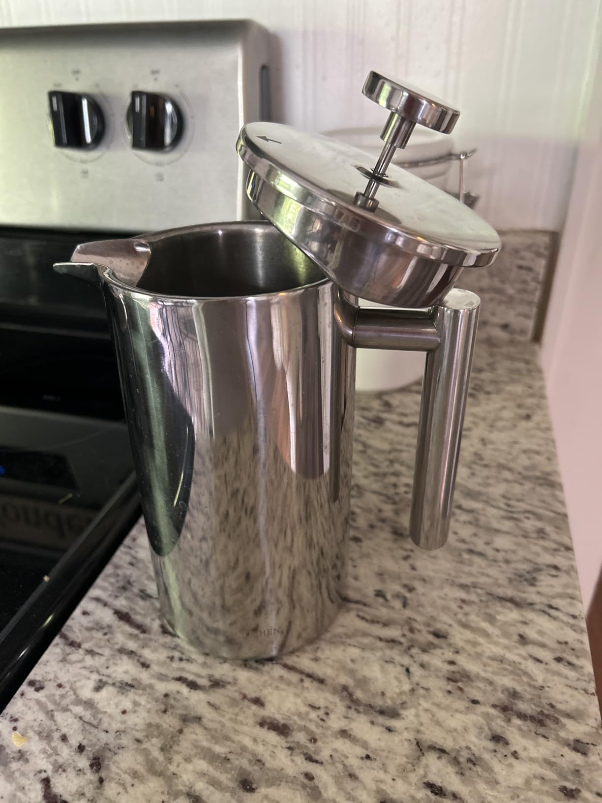 Utopia Kitchen 304 Grade Stainless Steel French Press 34 Oz, Silver customer photo 1