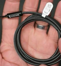 Syncwire 3.5mm Nylon Braided Aux Cable (3.3ft/1m, Hi-Fi Sound), Audio Auxiliary Input Adapter Male to Male Cord for Headphones, Car, Home Stereos, Speaker, iPhone, iPad, iPod, Echo & More customer photo 1