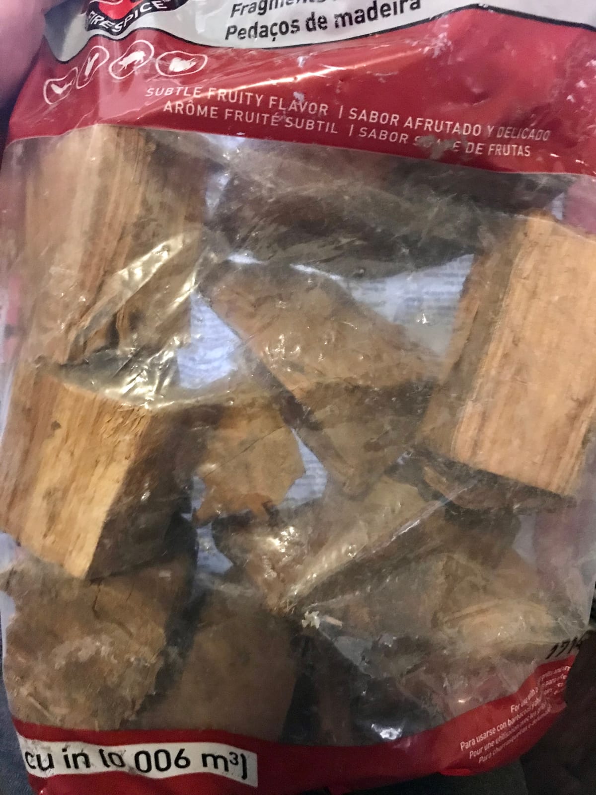 Weber Cherry Wood Chunks, Outdoor Cooking Fuel, 4 lb | Premium BBQ Smoking & Grilling Fuel for Subtle, Fruity Cherry Flavor, Ideal for Beef, Lamb, Poultry, Pork & Fish customer photo 1