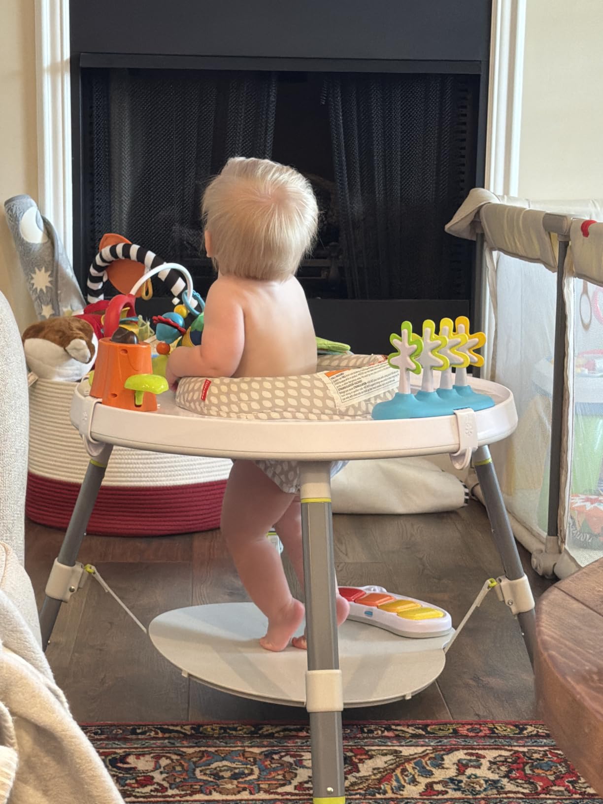 Skip Hop Baby Activity Center: Interactive Play Center with 3-Stage Grow-with-Me Functionality, 4mo+, Explore & More customer photo 2