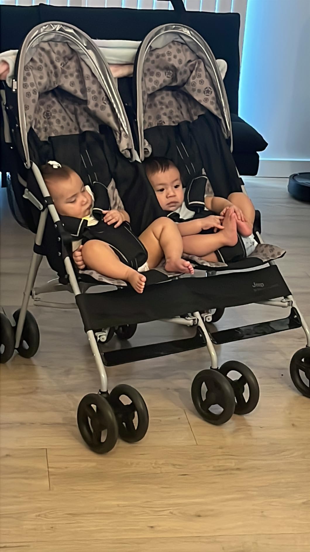 Jeep Scout Double Stroller, Charcoal Galaxy customer photo 1